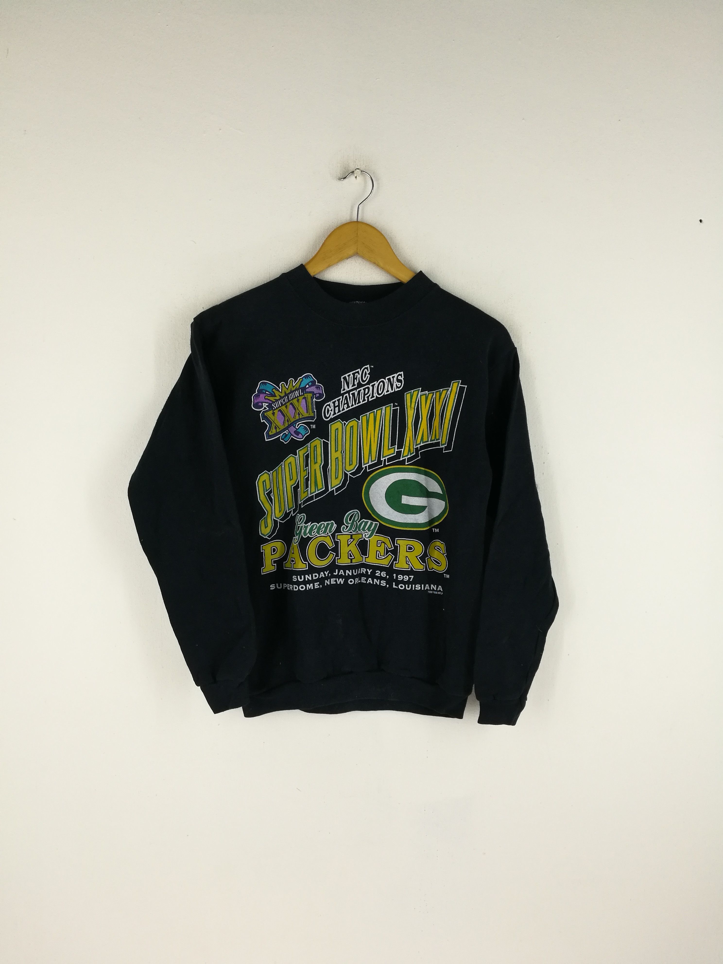 image of Nfl x Vintage 90's Nfc Champions Super Bowl Xxxi Green Bay Packers, Men's (Size XS)