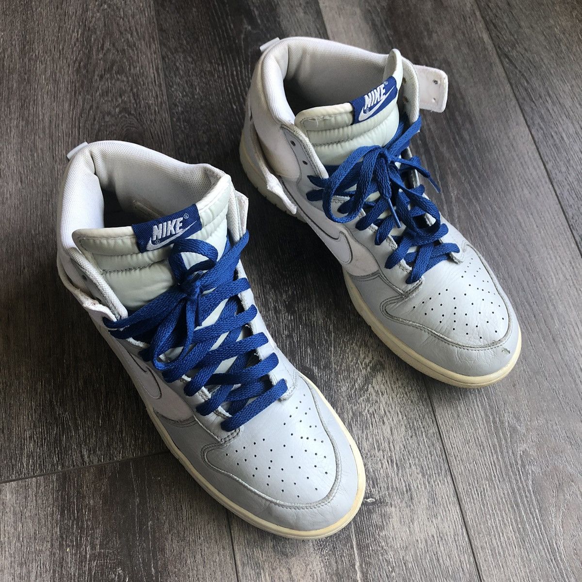 Nike Vintage Nike Dunk High White Shoes 2012 317982-125 Size US 10.5 / EU 43-44 - 2 Thumbnail
