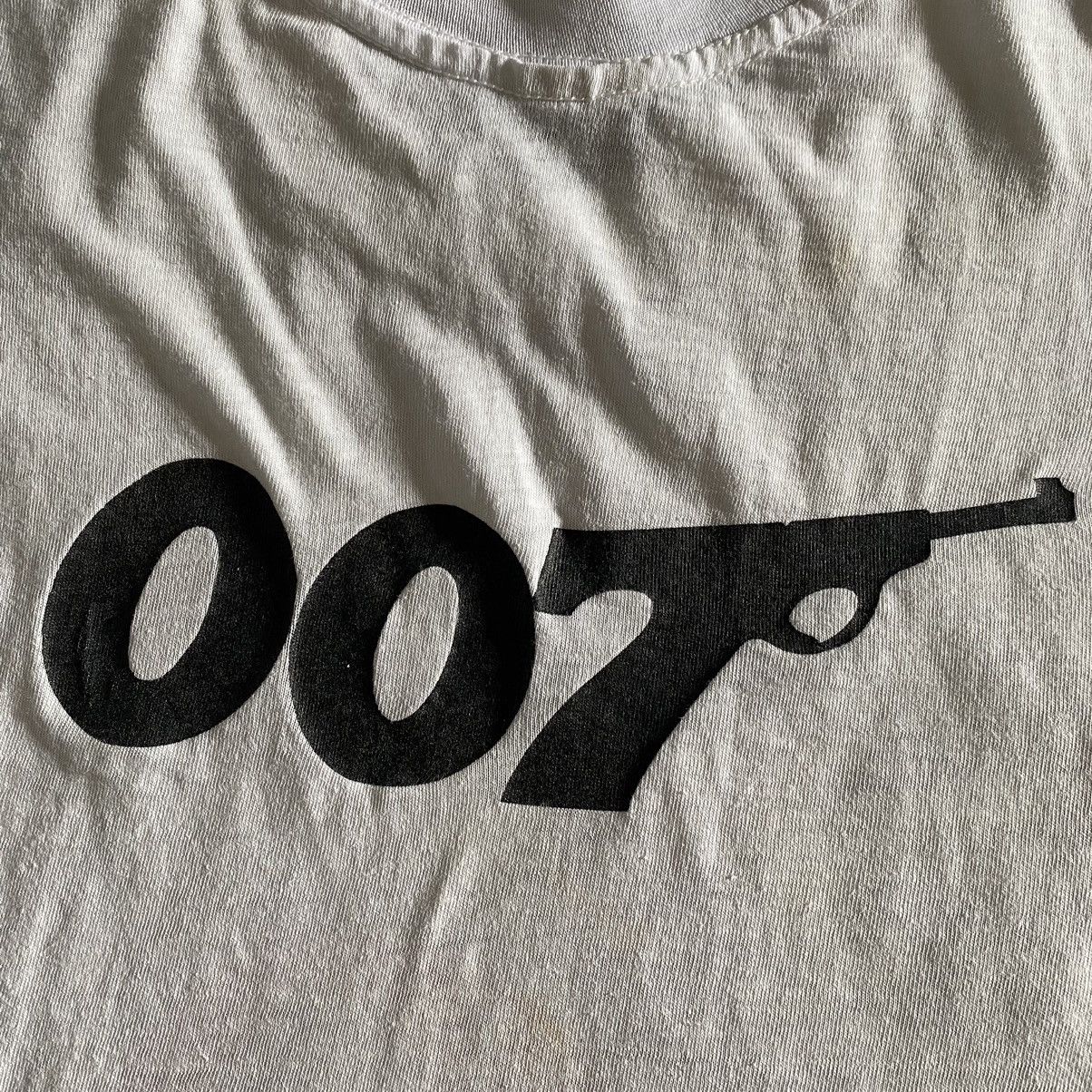 Vintage VINTAGE 80S JAMES BOND MOVIE T-SHIRT Size US S / EU 44-46 / 1 - 5 Thumbnail