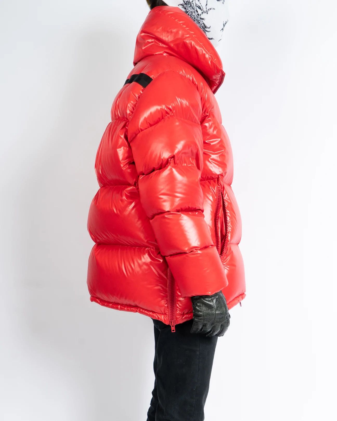 Calvin Klein 205W39NYC Raf Simons Red Oversized Puffer Jacket Grailed