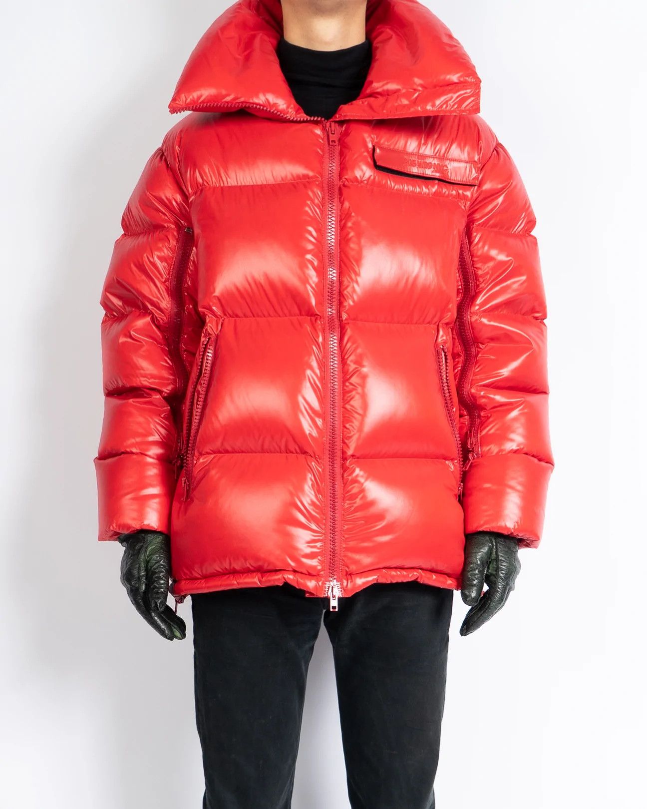 Calvin Klein 205W39NYC × Raf Simons Red Oversized Puffer Jacket Size US M / EU 48-50 / 2 - 11 Thumbnail