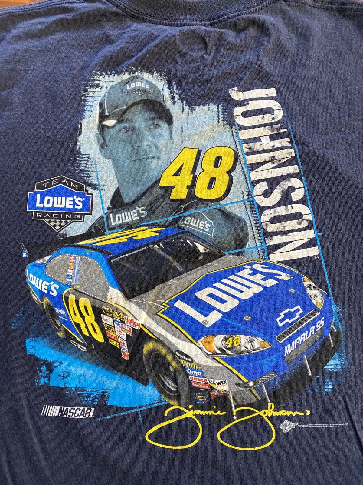 NASCAR 2008 Jimmie Johnson NASCAR Winners Circle Tee Size US XXL / EU 58 / 5 - 4 Thumbnail