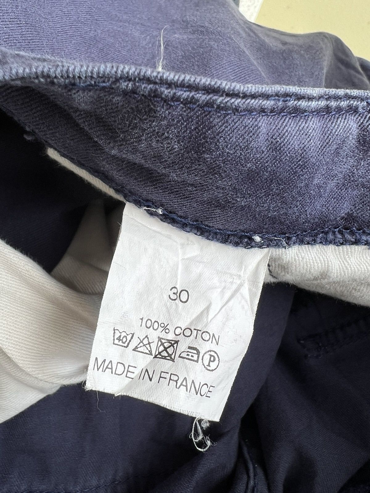 Bleu De Paname Fade French Indigo Blue de Paname France Cropped Work Pant Size US 31 - 19 Thumbnail