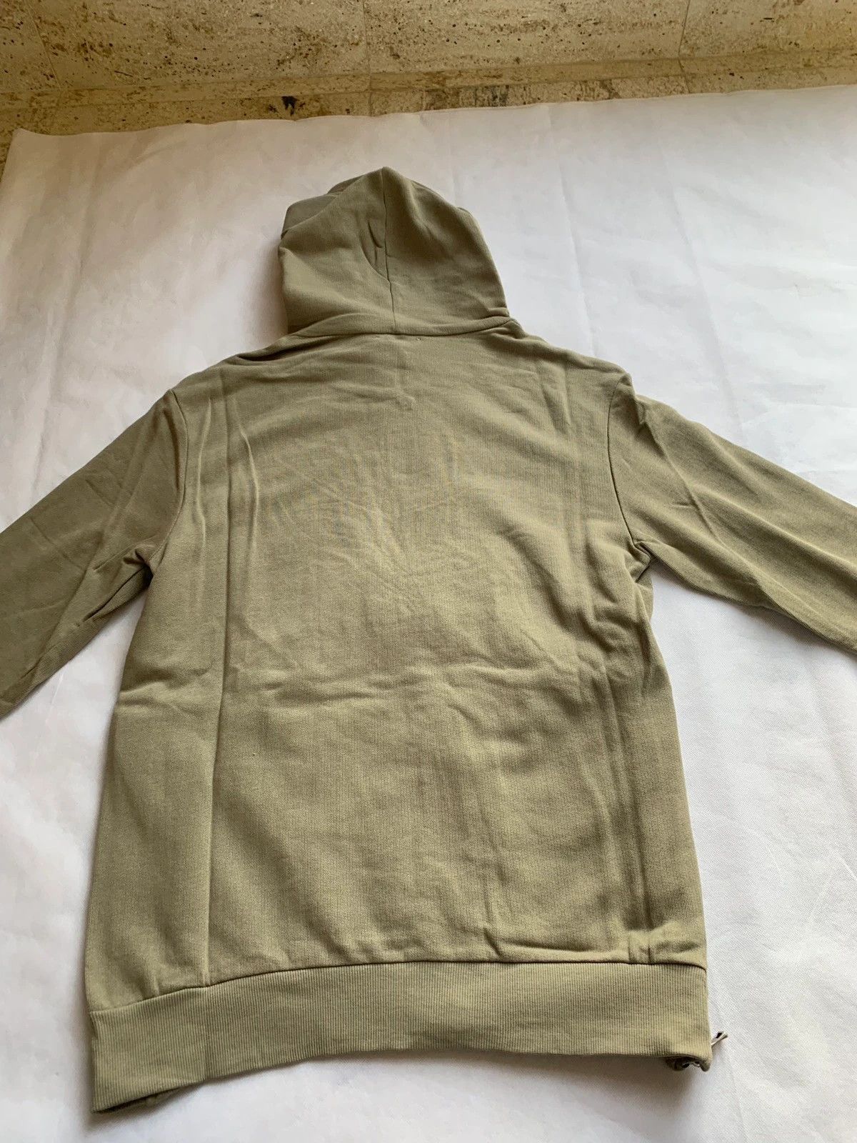 Balmain Lightweight Zip Up Hoodies in Khaki Size US XS / EU 42 / 0 - 7 Thumbnail
