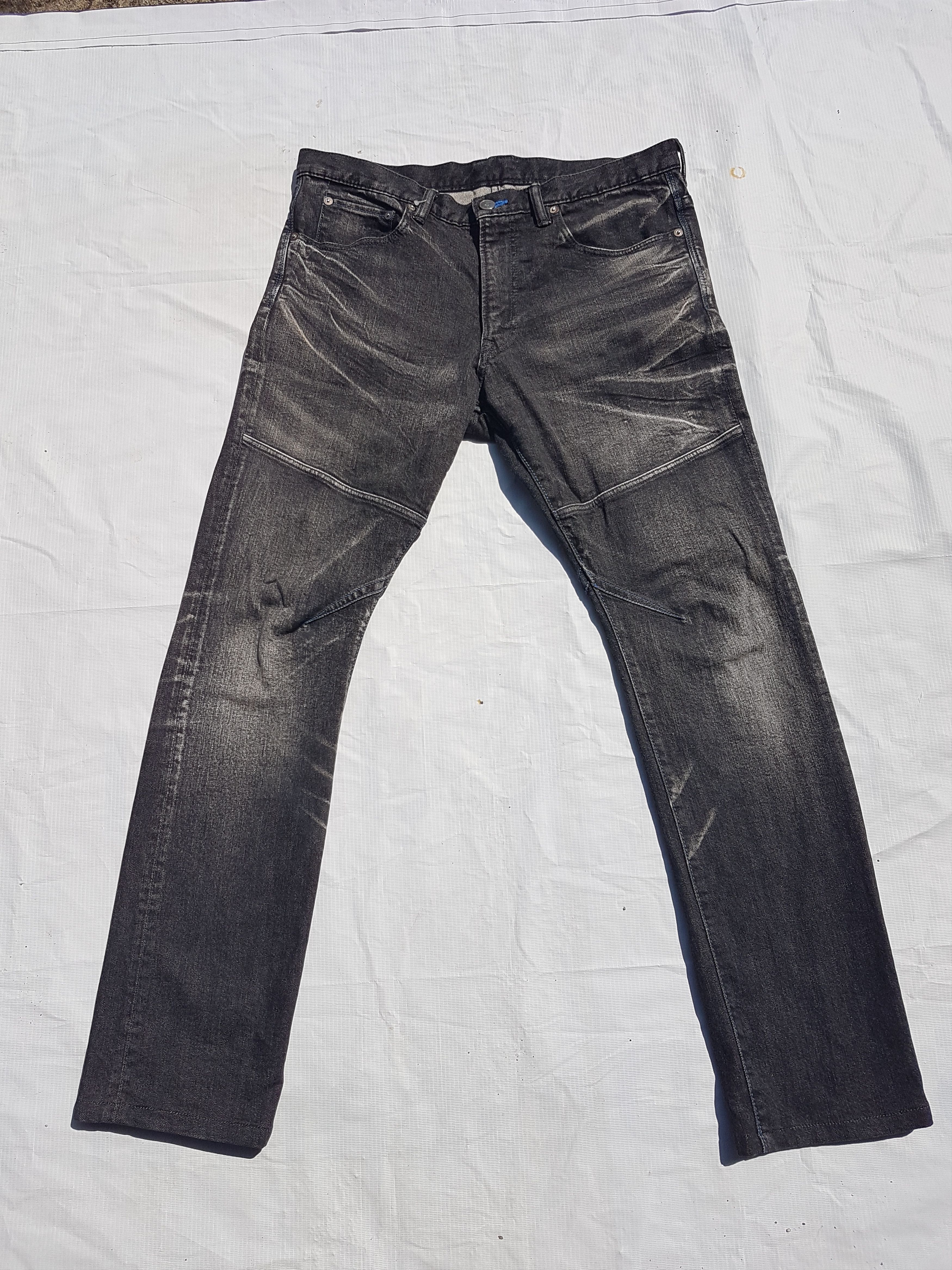 Lanvin Lanvin Distressed Slimfit Stretch Biker Jeans Size US 32 / EU 48 - 12 Thumbnail