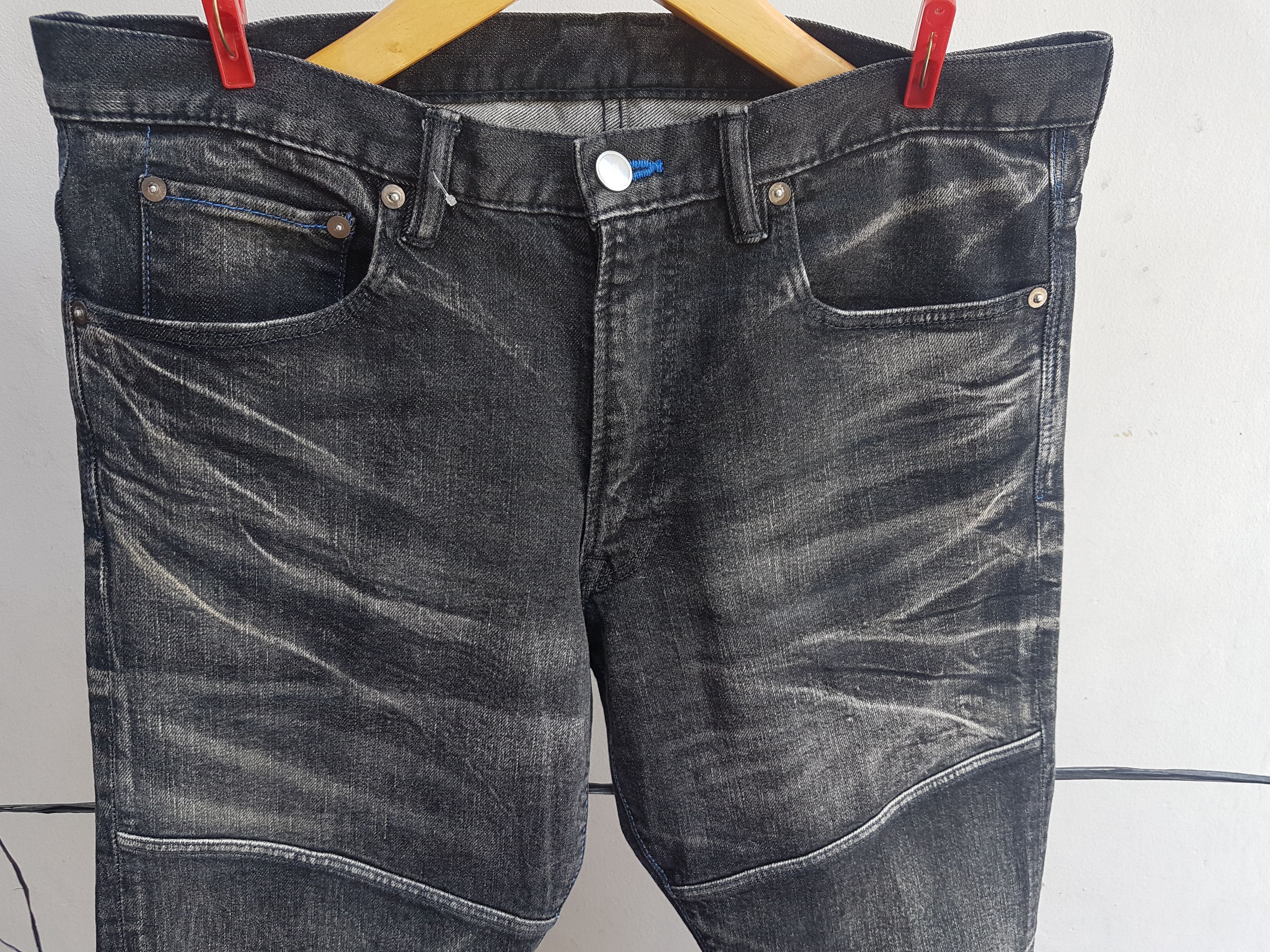 Lanvin Lanvin Distressed Slimfit Stretch Biker Jeans Size US 32 / EU 48 - 4 Thumbnail