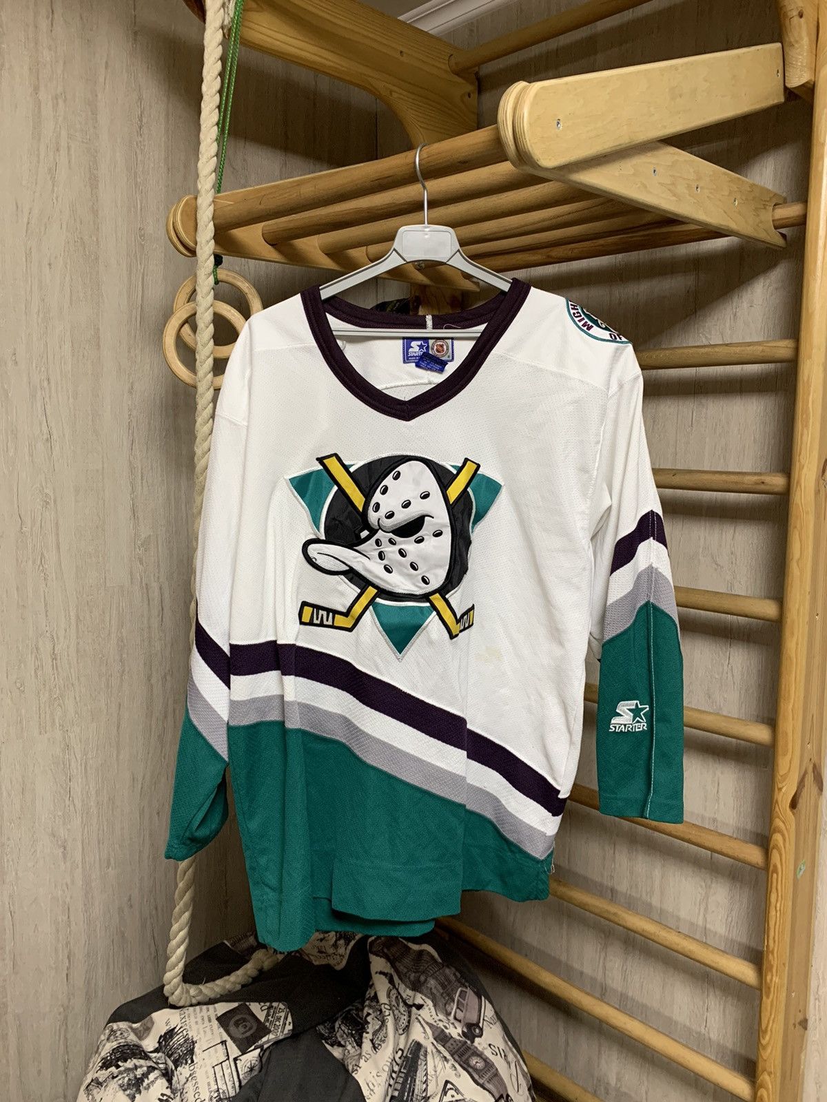 Official NHL Mighty Ducks Jersey Vintage Starter Jersey 