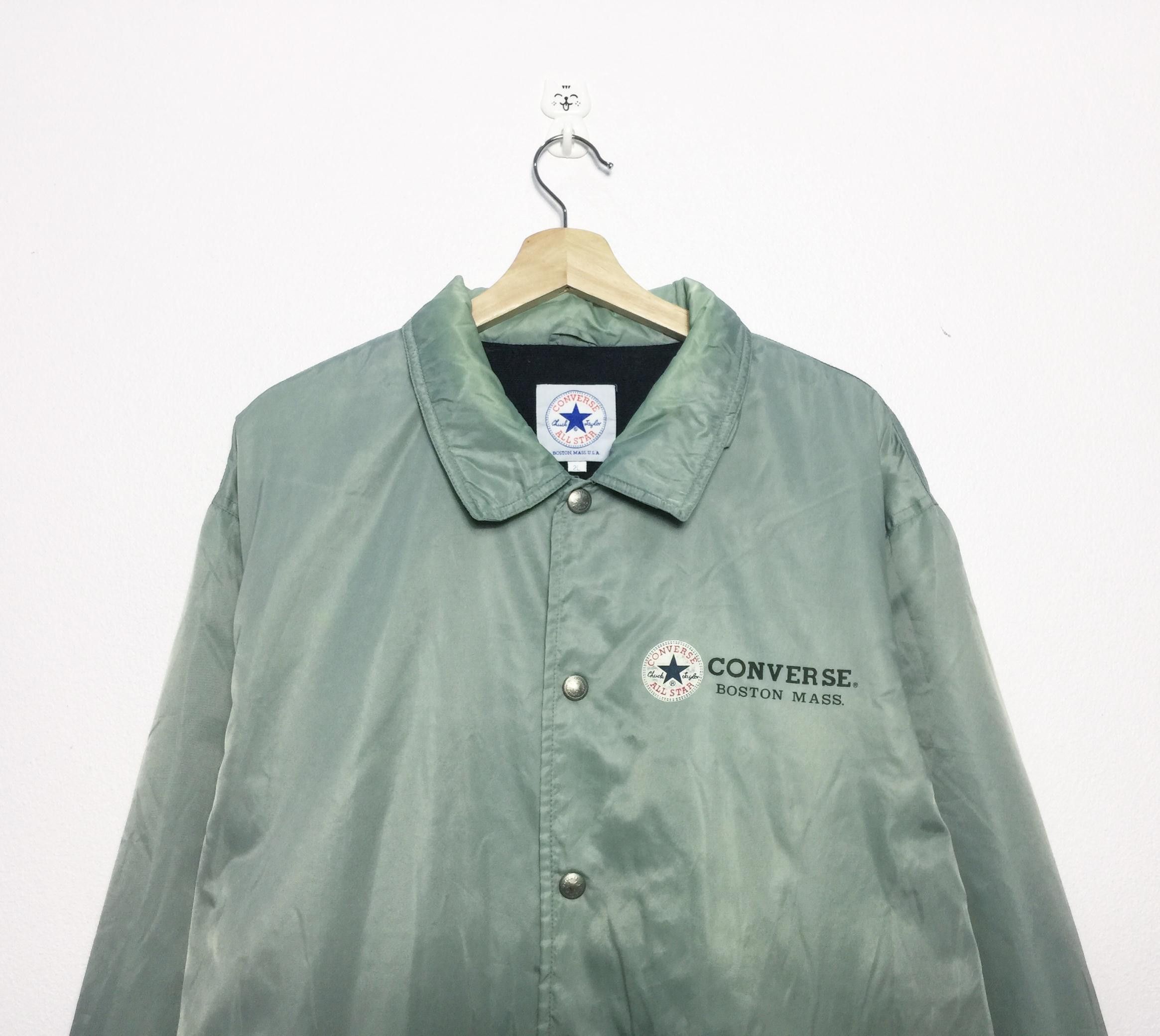 Converse Rare Vintage Converse All Star Chuck Taylor Button Jacket Size US XL / EU 56 / 4 - 3 Thumbnail