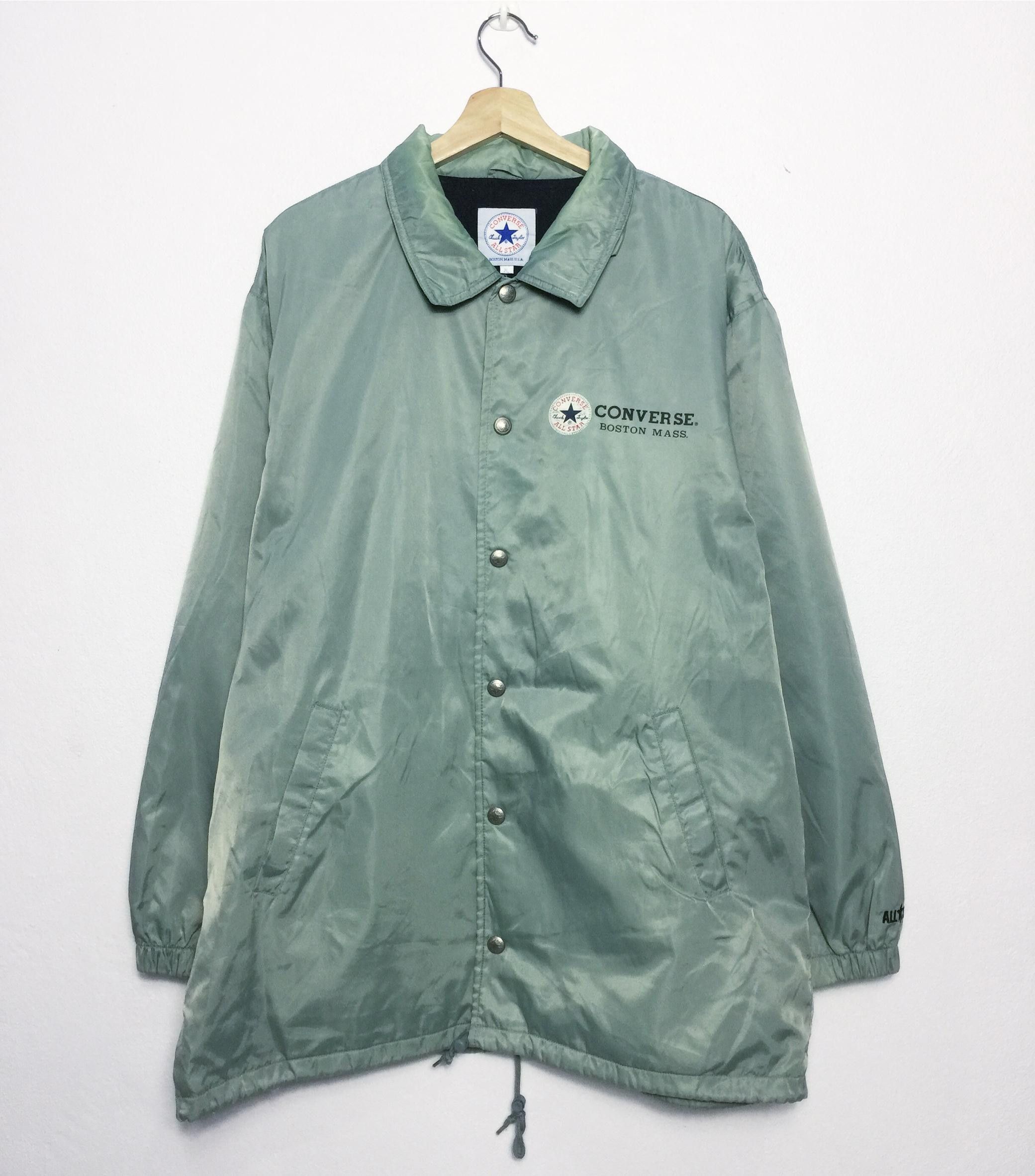 Converse Rare Vintage Converse All Star Chuck Taylor Button Jacket Size US XL / EU 56 / 4 - 2 Thumbnail