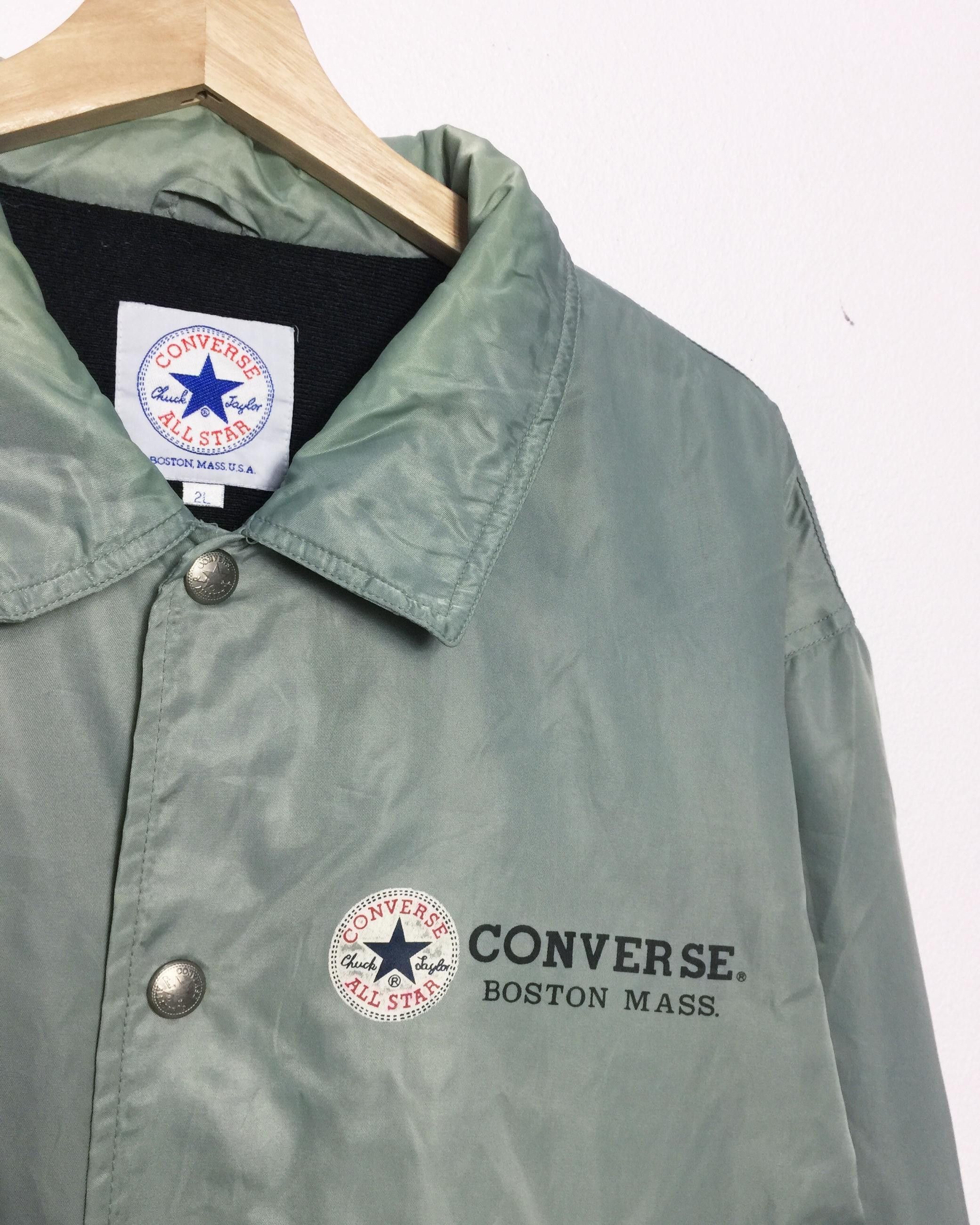 Converse Rare Vintage Converse All Star Chuck Taylor Button Jacket Size US XL / EU 56 / 4 - 4 Thumbnail