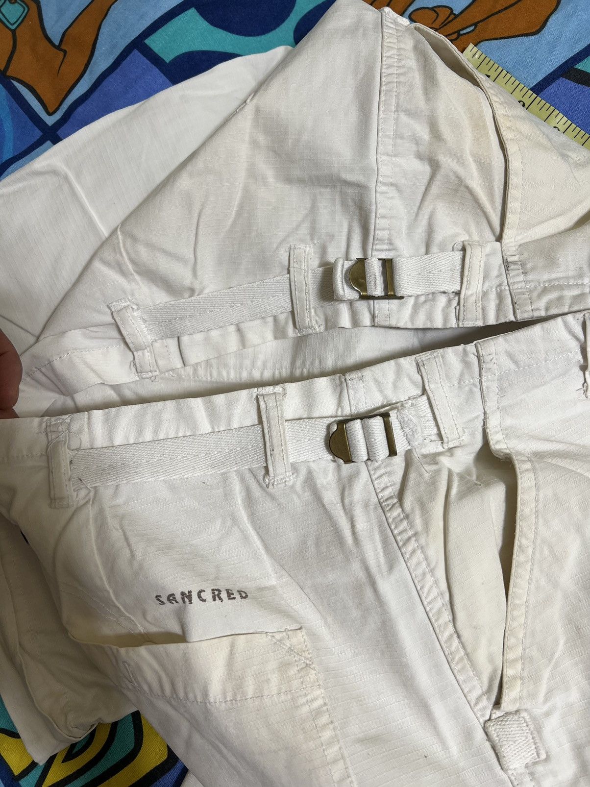 Vintage ***FINAL DROP***RARE 90s RIPSTOP TECHNICAL CARGO SHORT 36-38 Size US 38 / EU 54 - 16 Thumbnail