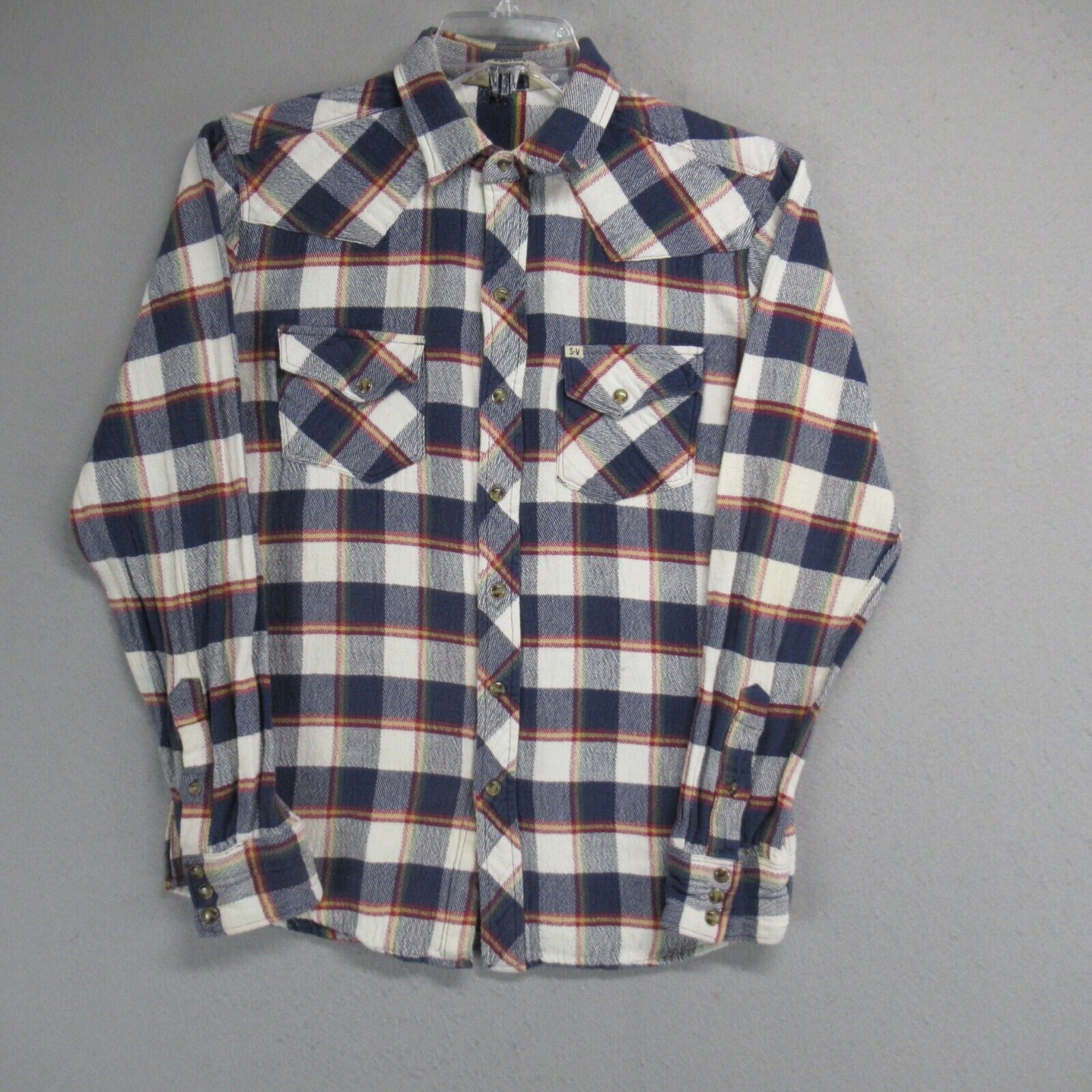 RELAXED FIT WESTERN | Chemise À Carreaux Bleu Homme