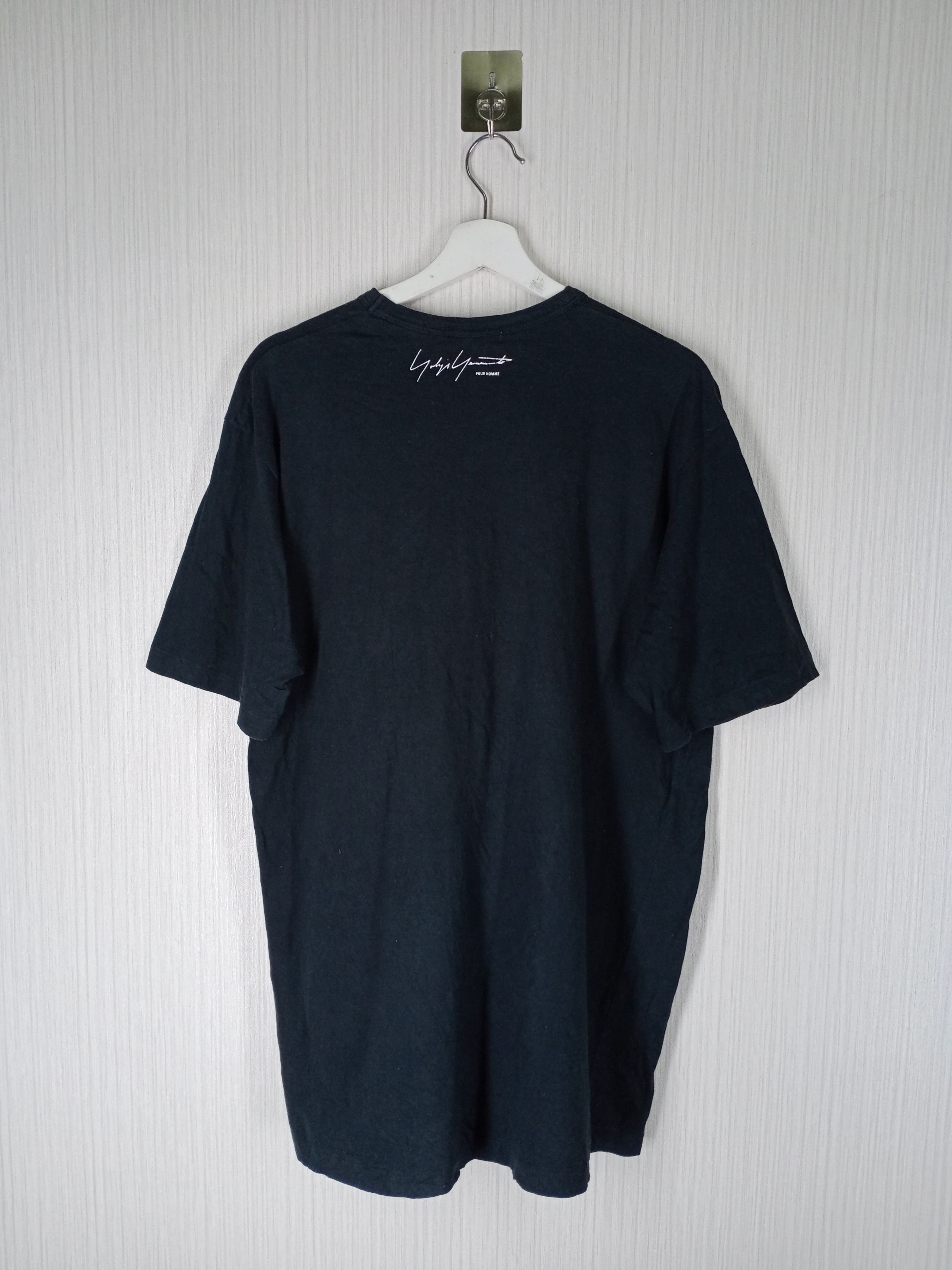 Yohji Yamamoto Yohji yamamoto Signature Pour Homme Tshirt Size US L / EU 52-54 / 3 - 2 Thumbnail