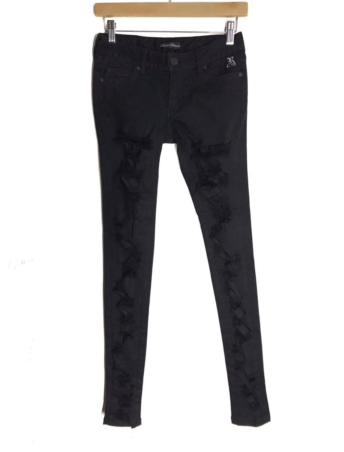 Roen × Seditionaries Japanese Roen Ripped Skinny Punk Rock Pant Size US 28 / EU 44 - 2 Thumbnail