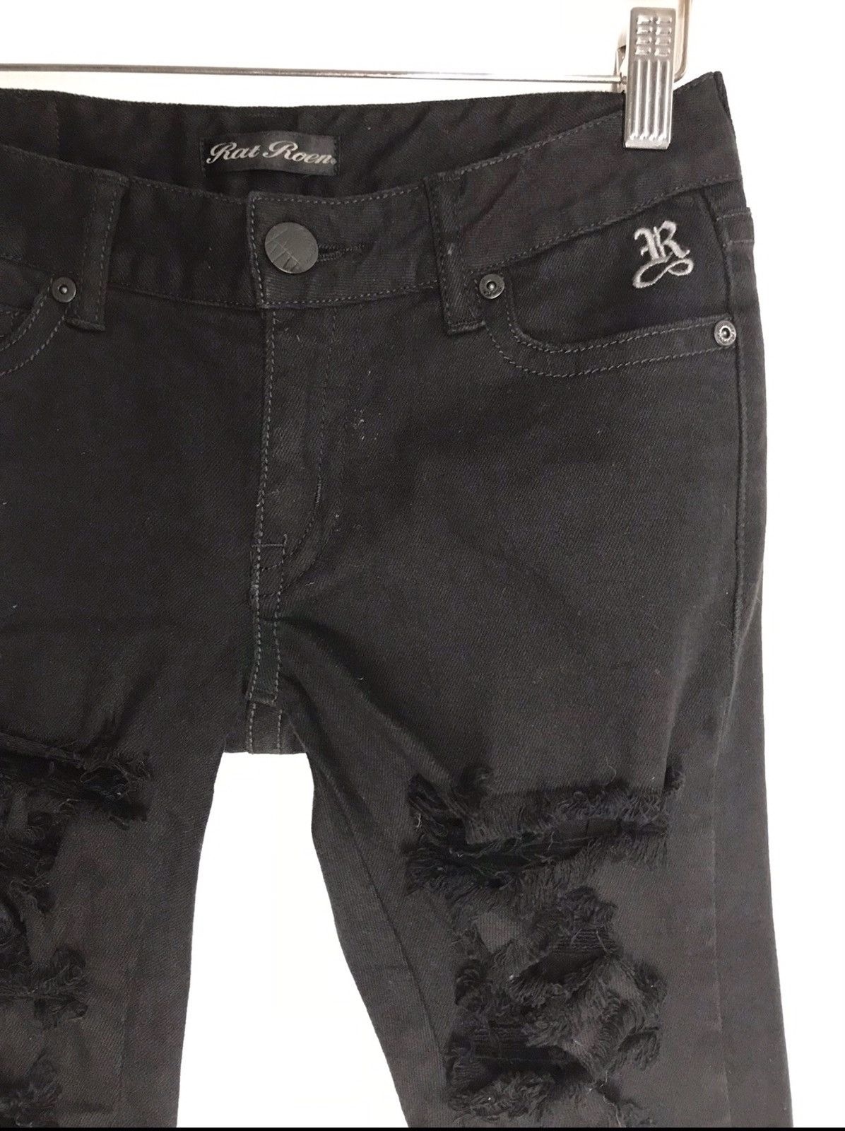 Roen × Seditionaries Japanese Roen Ripped Skinny Punk Rock Pant Size US 28 / EU 44 - 4 Thumbnail