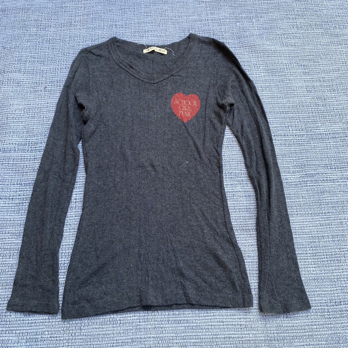 image of Hysteric Glamour x Vintage School Girl Punk in Grey, Women's (Size Medium)