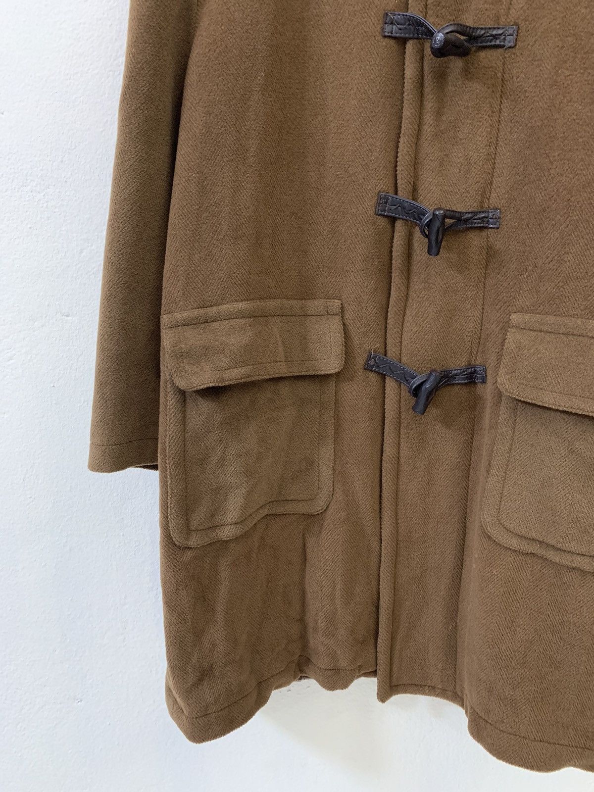 Fendi Vintage Fendi Wool Hoodie Long Coat Size US XL / EU 56 / 4 - 3 Thumbnail