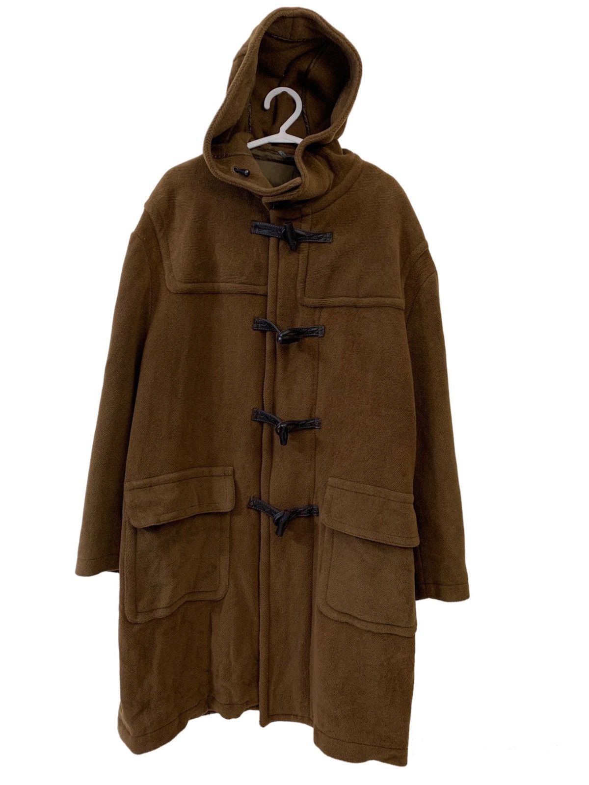 Fendi Vintage Fendi Wool Hoodie Long Coat Size US XL / EU 56 / 4 - 1 Thumbnail