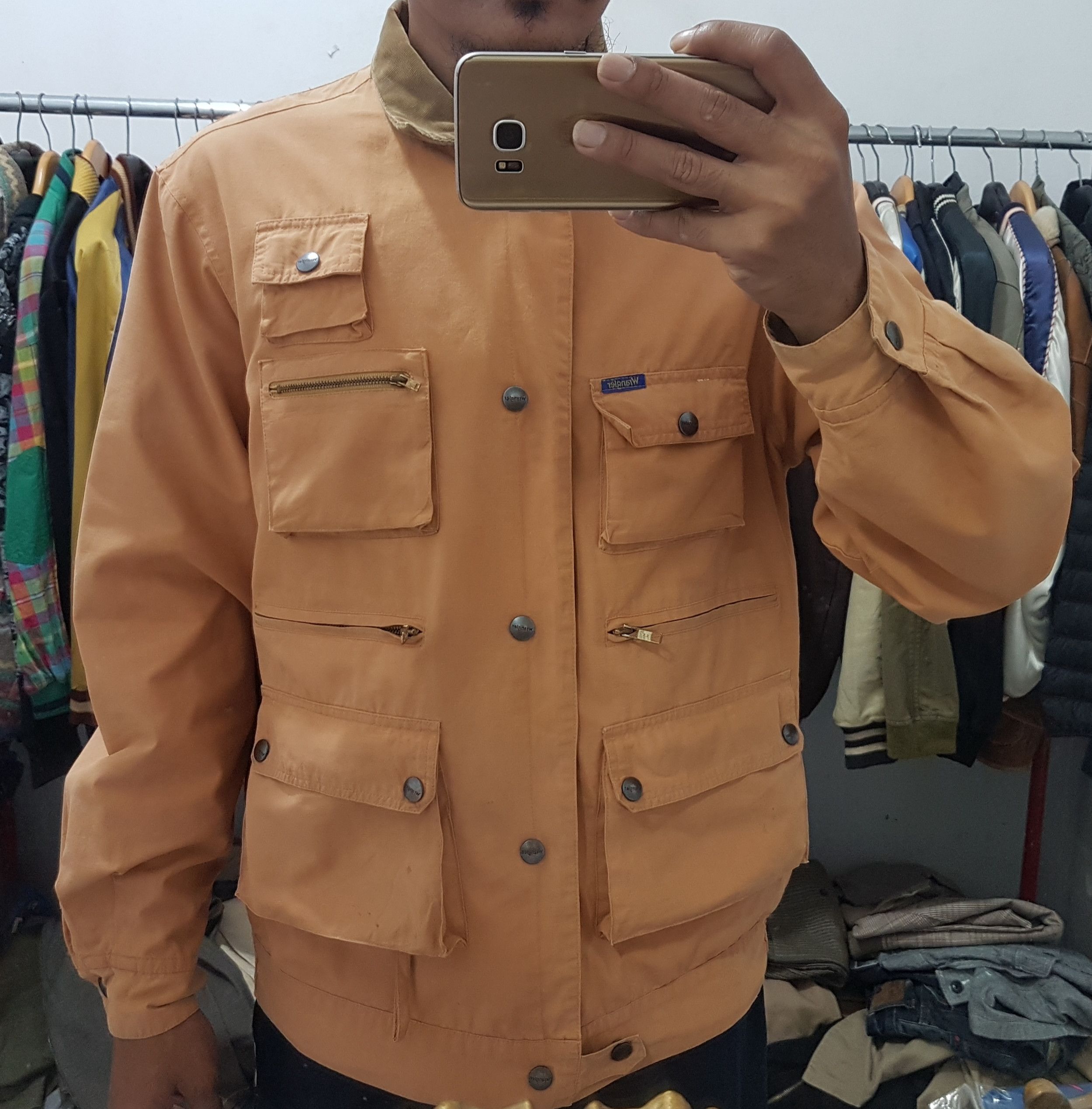 Vintage Fit M to L, Vintage Wrangler Japan Hunting Tactical Jacket Size US M / EU 48-50 / 2 - 13 Thumbnail