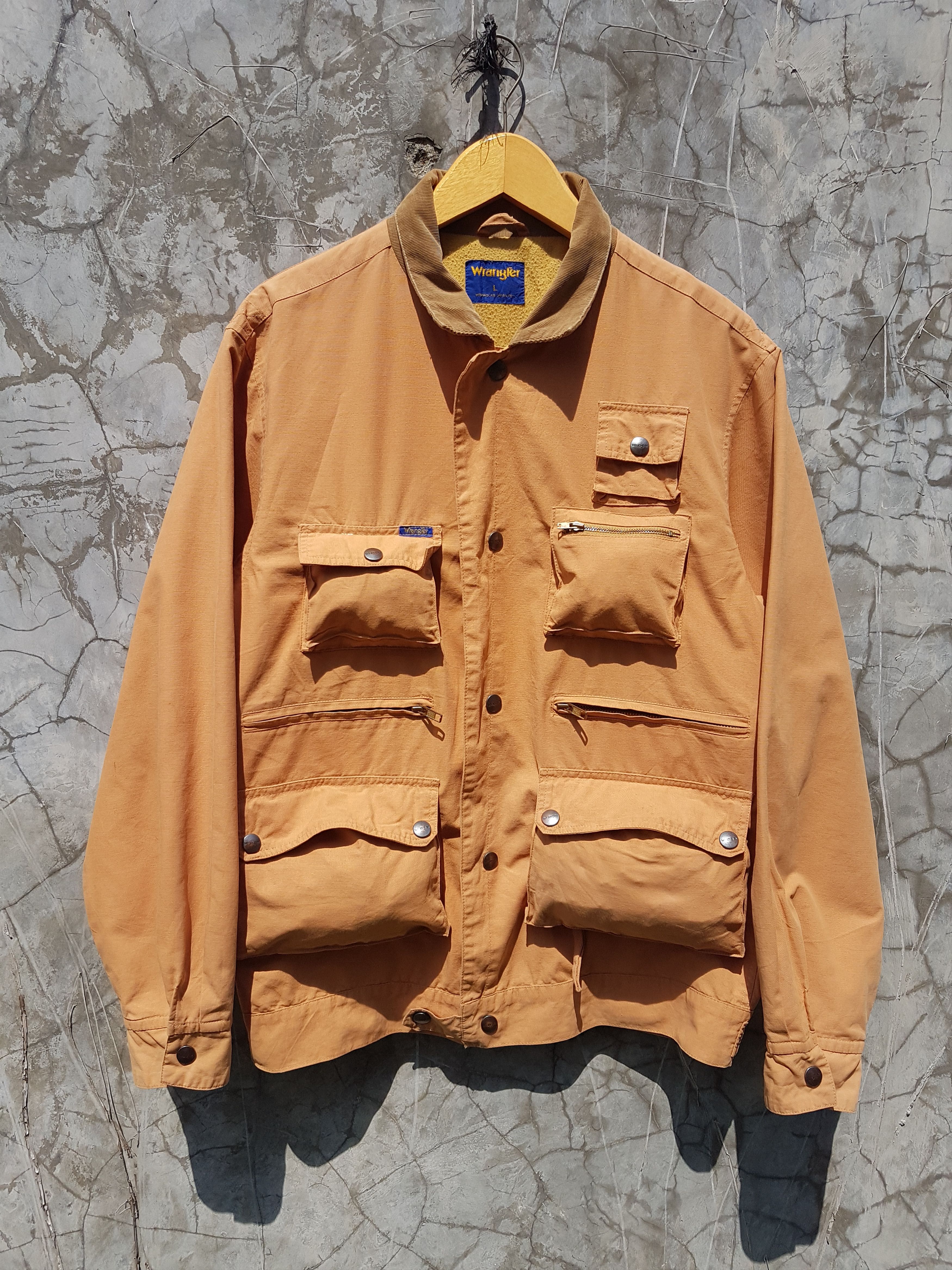 Vintage Fit M to L, Vintage Wrangler Japan Hunting Tactical Jacket Size US M / EU 48-50 / 2 - 2 Thumbnail