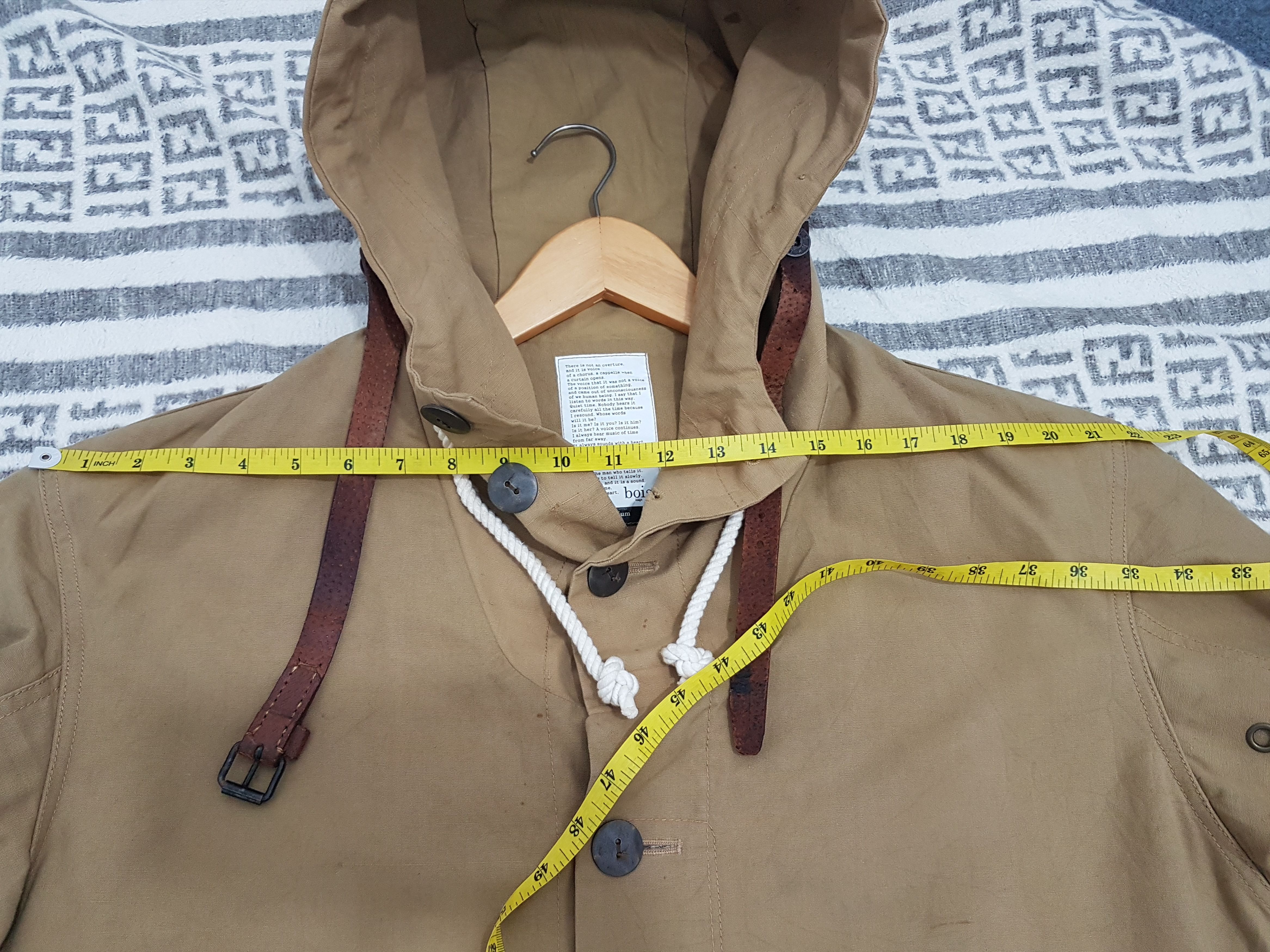 Japanese Brand Japanese Brand Bois Inapt Remake Oversize Coat Jacket Size US M / EU 48-50 / 2 - 6 Thumbnail