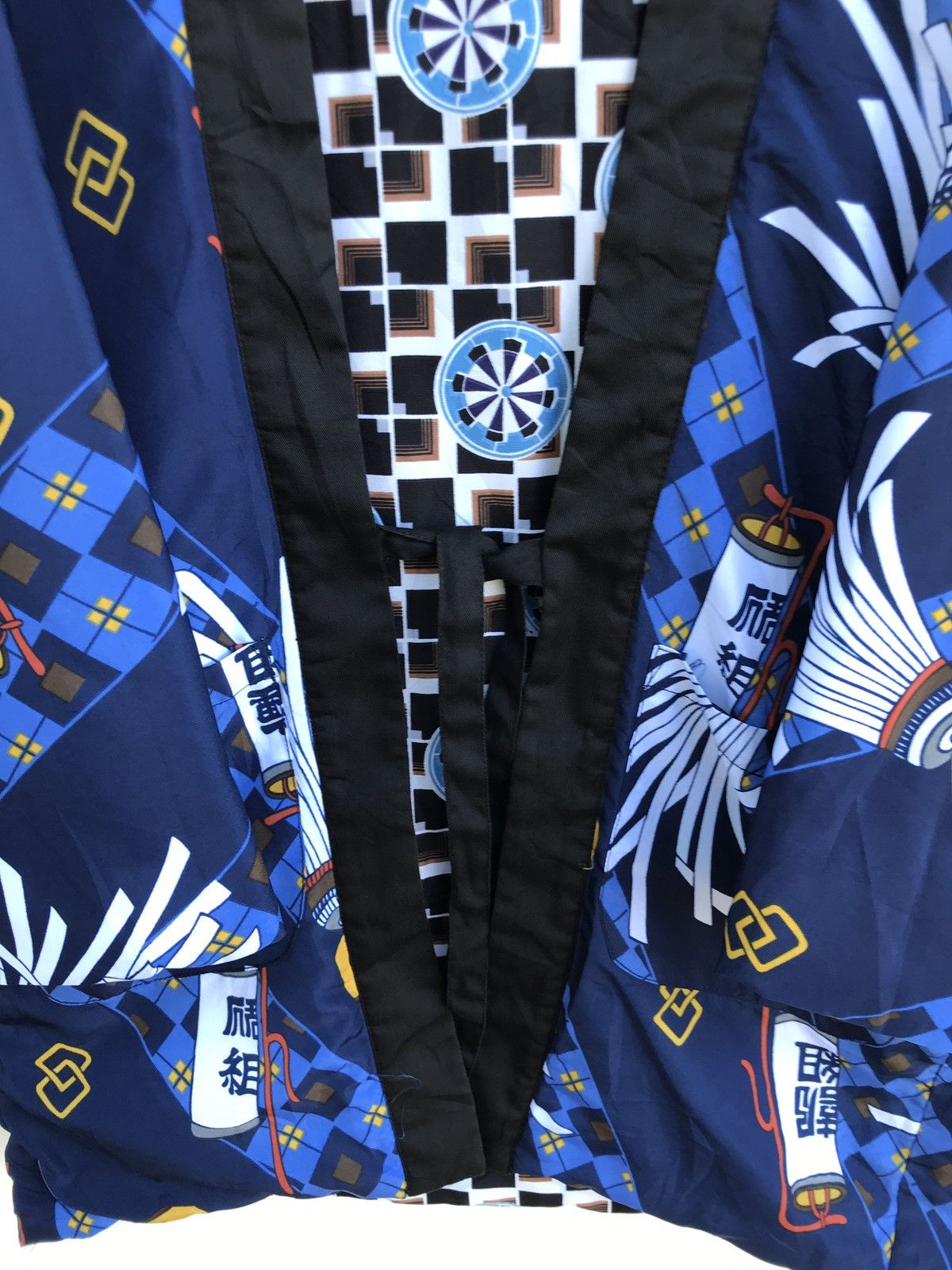 Japanese Brand Vintage Handmade Japanese Kimono Winter Reversible Japan Size US L / EU 52-54 / 3 - 7 Thumbnail