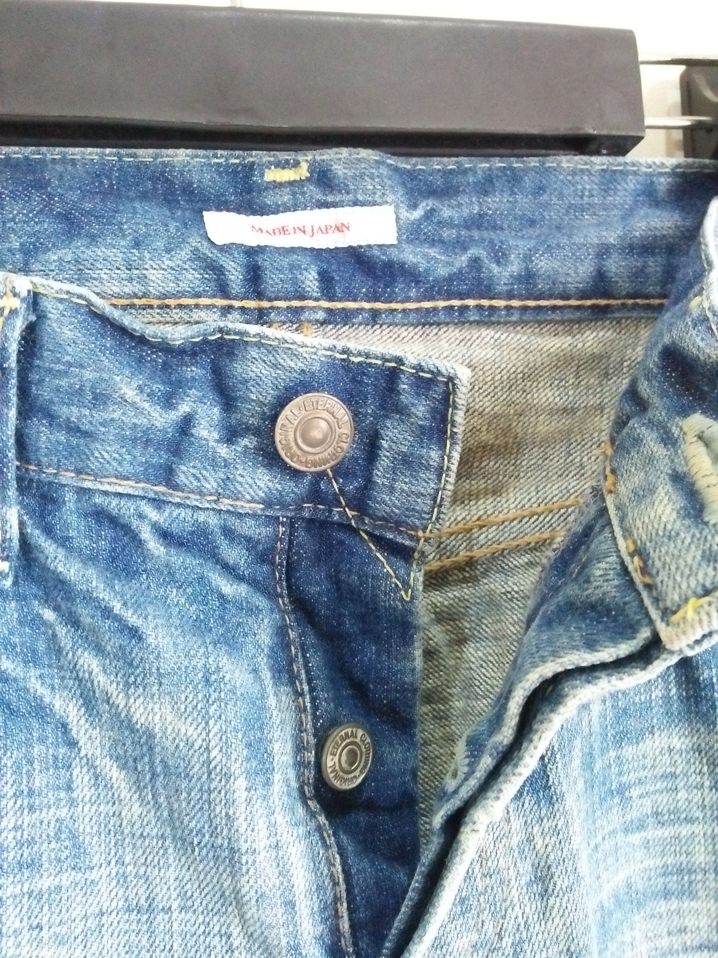 Kapital Japanese Brand ETERNAL Stone Wash Denim Jeans Size US 32 / EU 48 - 10 Thumbnail