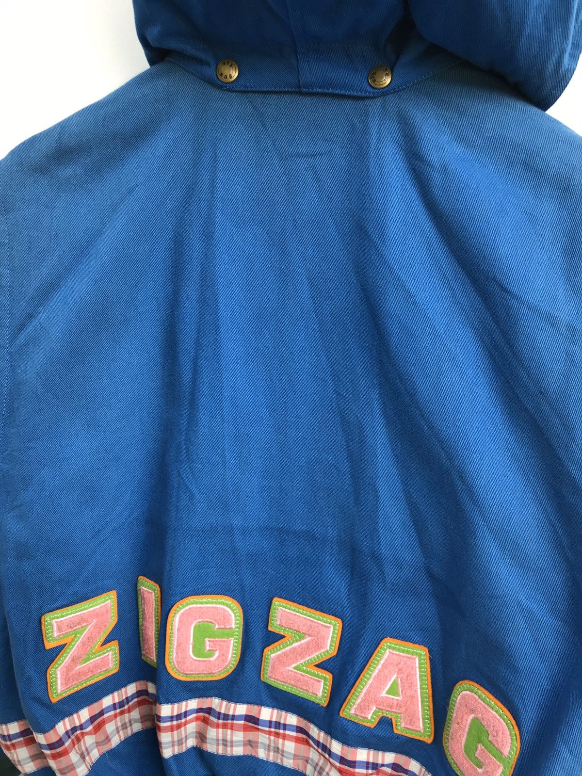 Japanese Brand Made In Tokyo Zig Zag Hoodie Jacket Streetwear Style Design Size US M / EU 48-50 / 2 - 10 Thumbnail