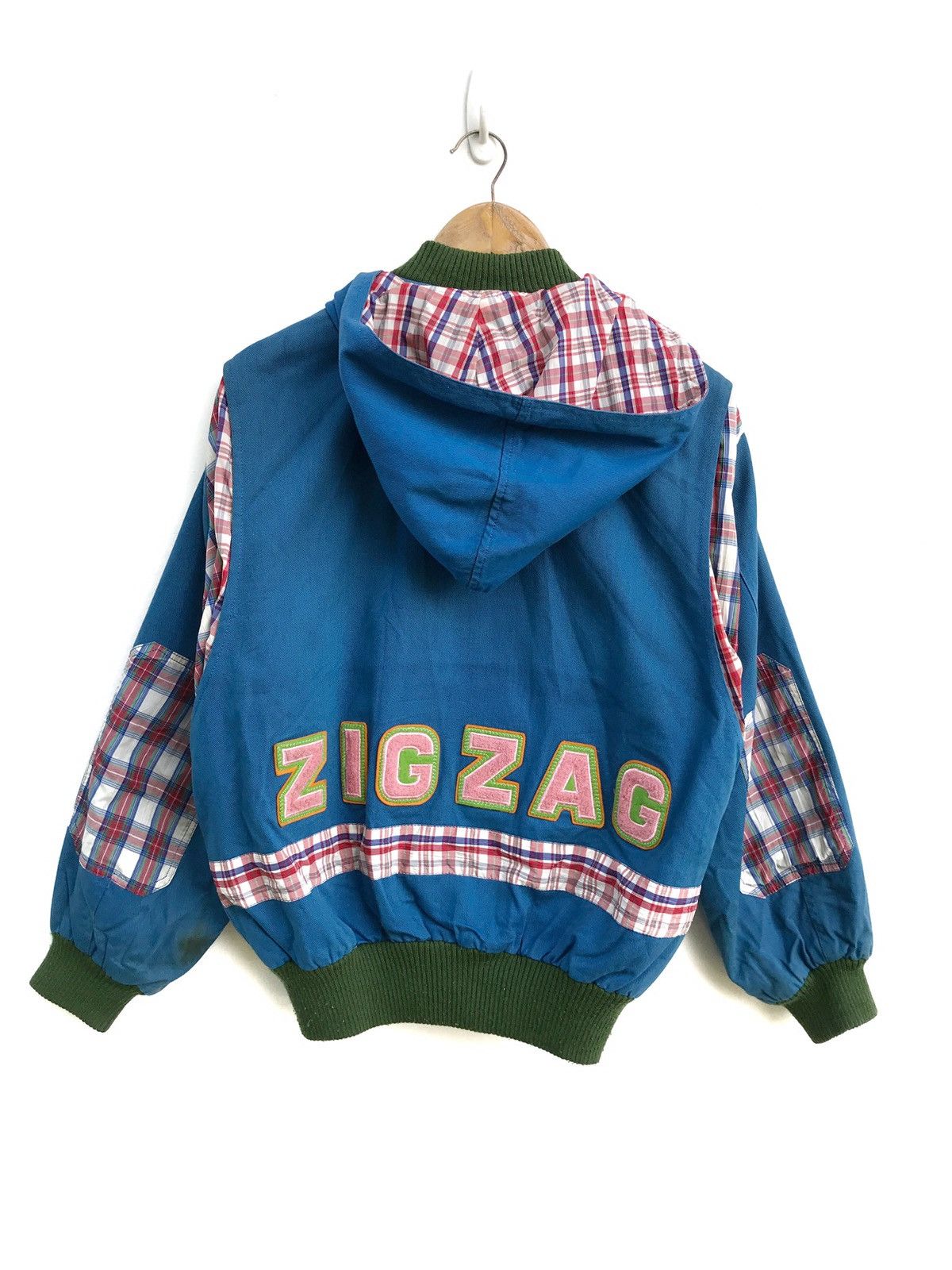 Japanese Brand Made In Tokyo Zig Zag Hoodie Jacket Streetwear Style Design Size US M / EU 48-50 / 2 - 2 Thumbnail