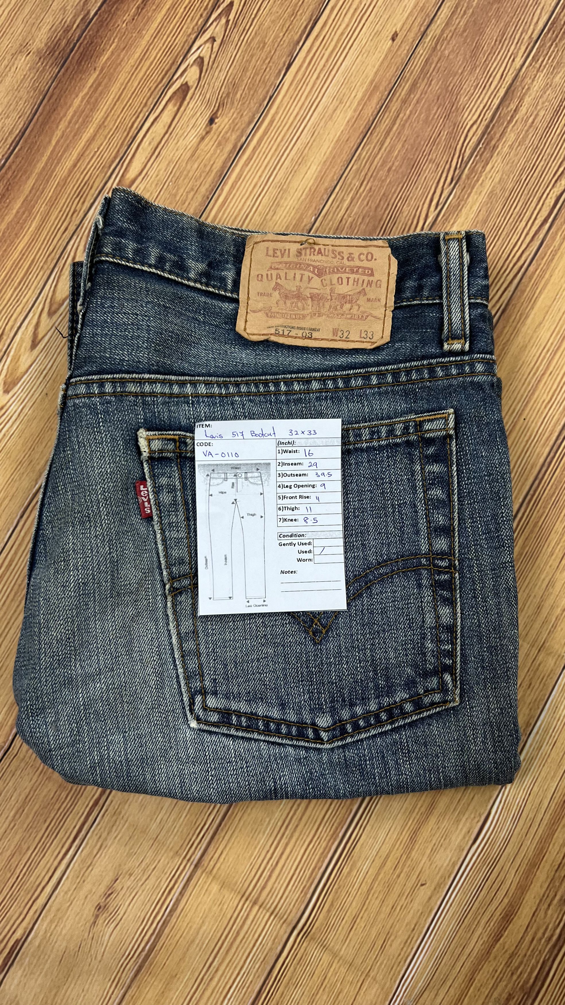 Levi's × Vintage Levis 517 Bootcut Size US 32 / EU 48 - 20 Thumbnail