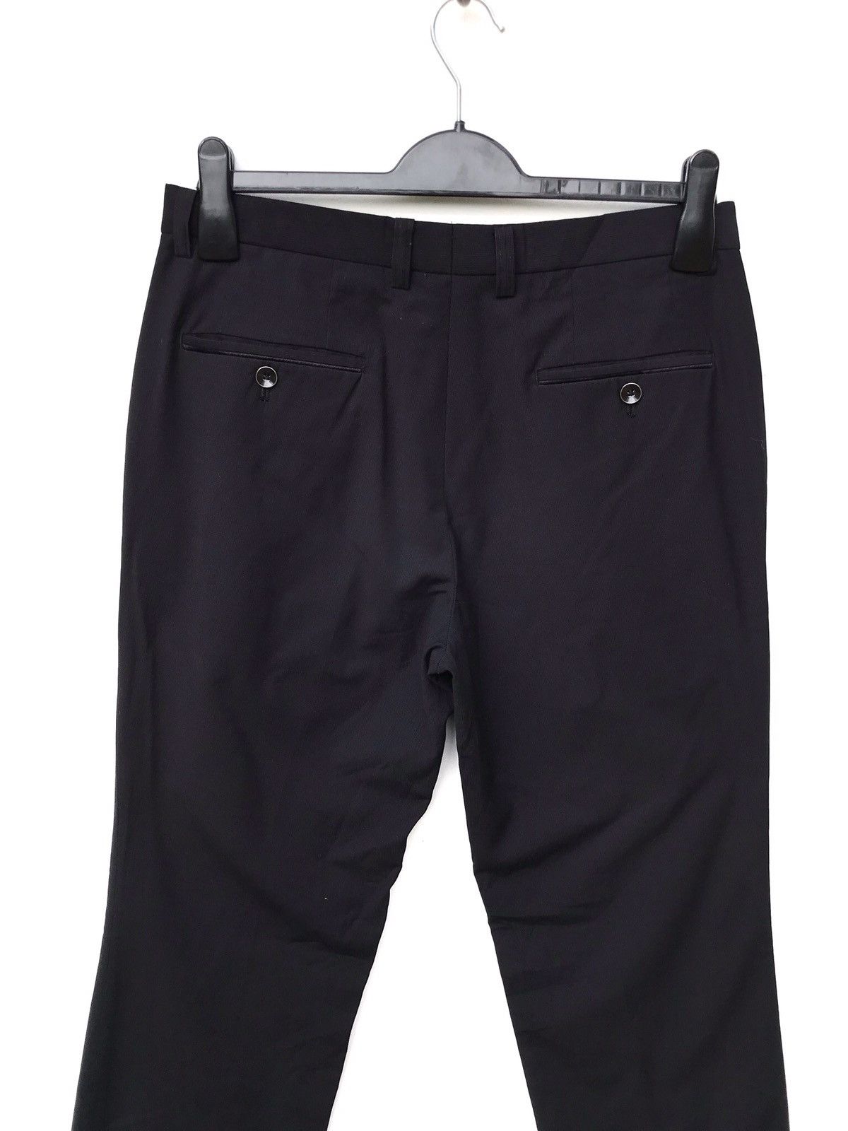 PPFM Japanese Brand PPFM Black Formal Trouser Pants Size US 30 / EU 46 - 3 Thumbnail