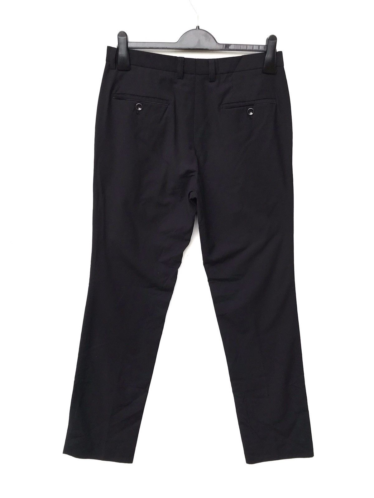 PPFM Japanese Brand PPFM Black Formal Trouser Pants Size US 30 / EU 46 - 2 Thumbnail