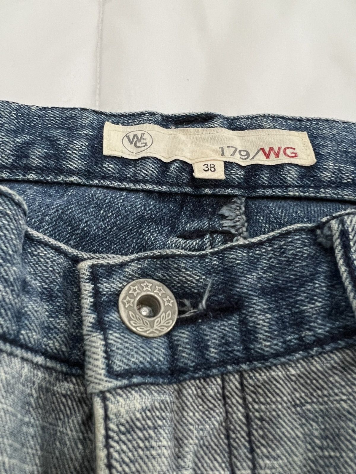 Japanese Brand Japanese Brand 179/WG Nicole Club Double Waist Distressed Size US 30 / EU 46 - 11 Thumbnail