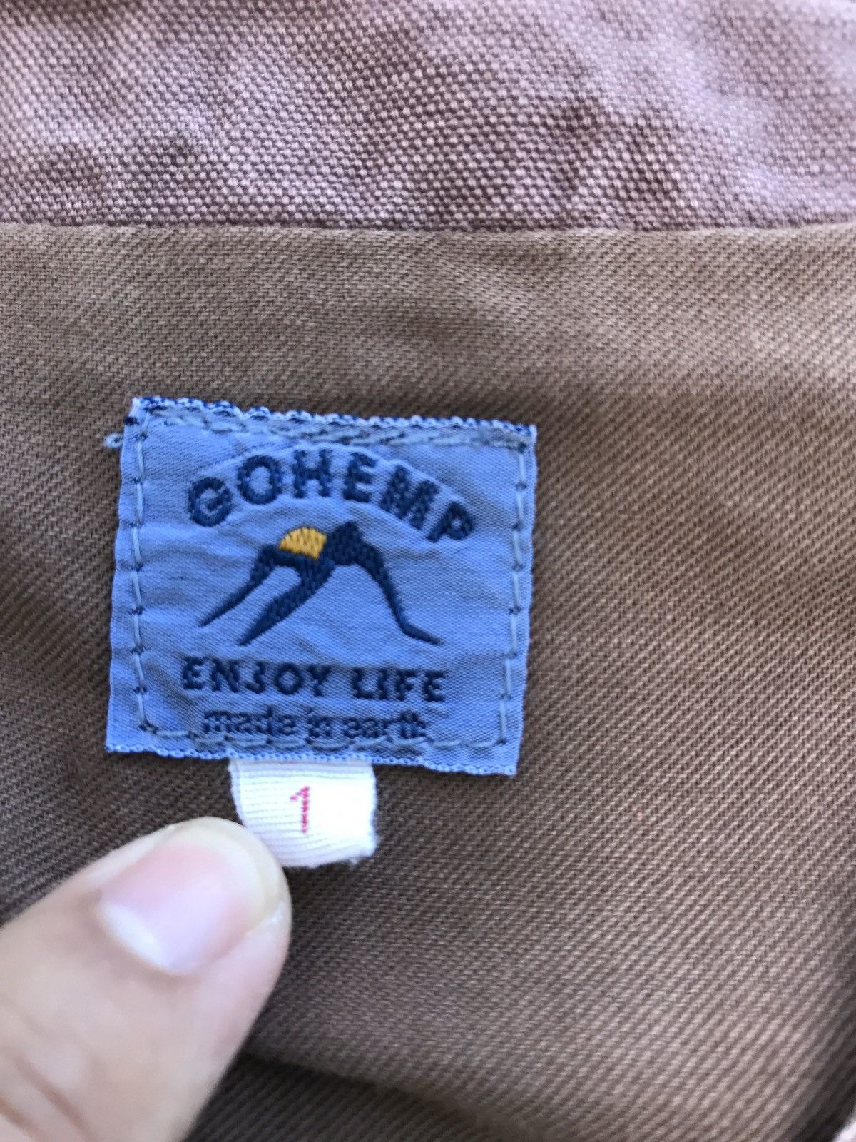 Japanese Brand Japanese Brand Gohemp Vest Hemp Multipocket Vest Jacket Size US S / EU 44-46 / 1 - 5 Thumbnail