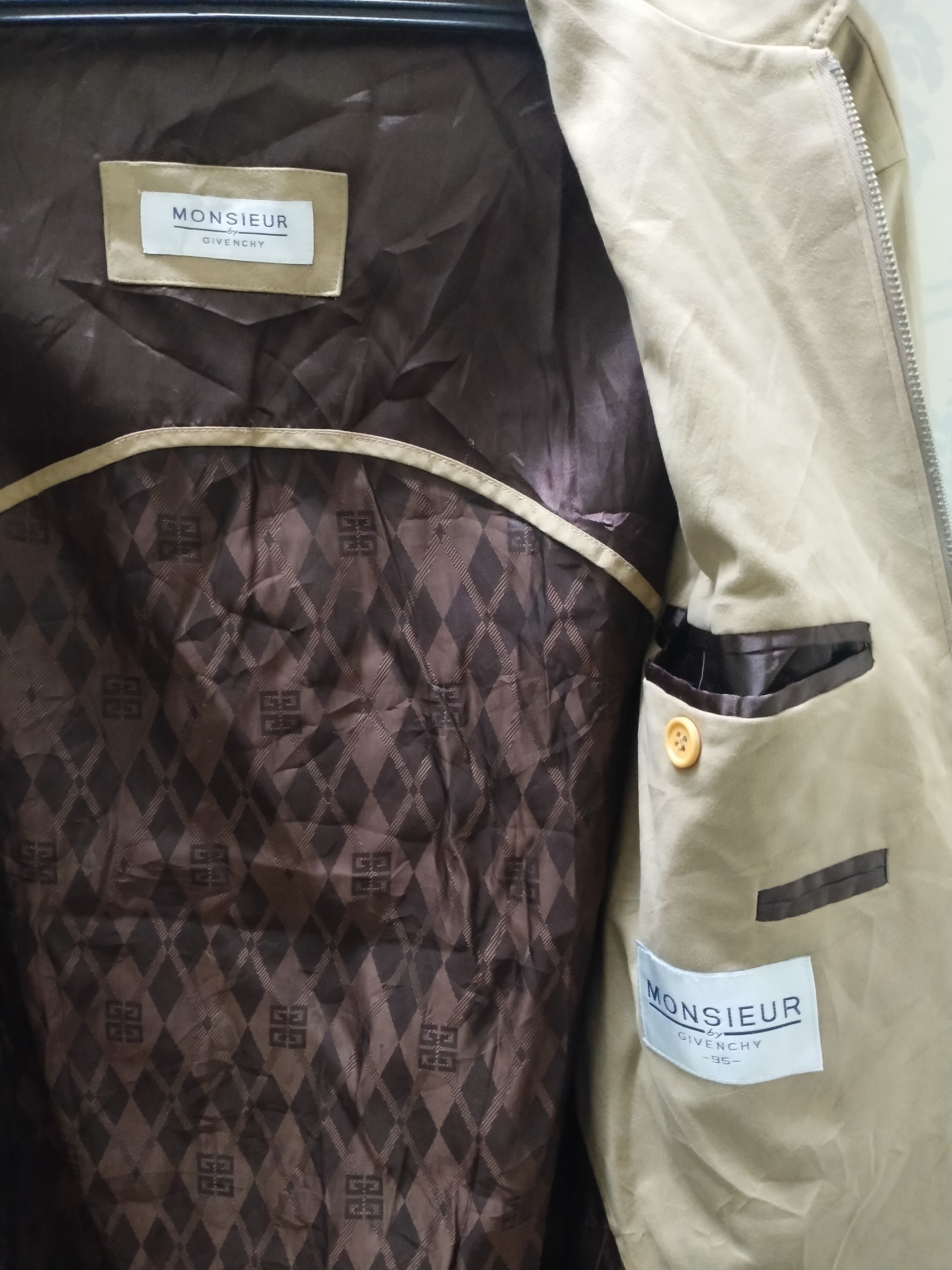 Designer × Givenchy GIVENCHY LEATHER JACKET MULTI POCKET Size US L / EU 52-54 / 3 - 9 Thumbnail