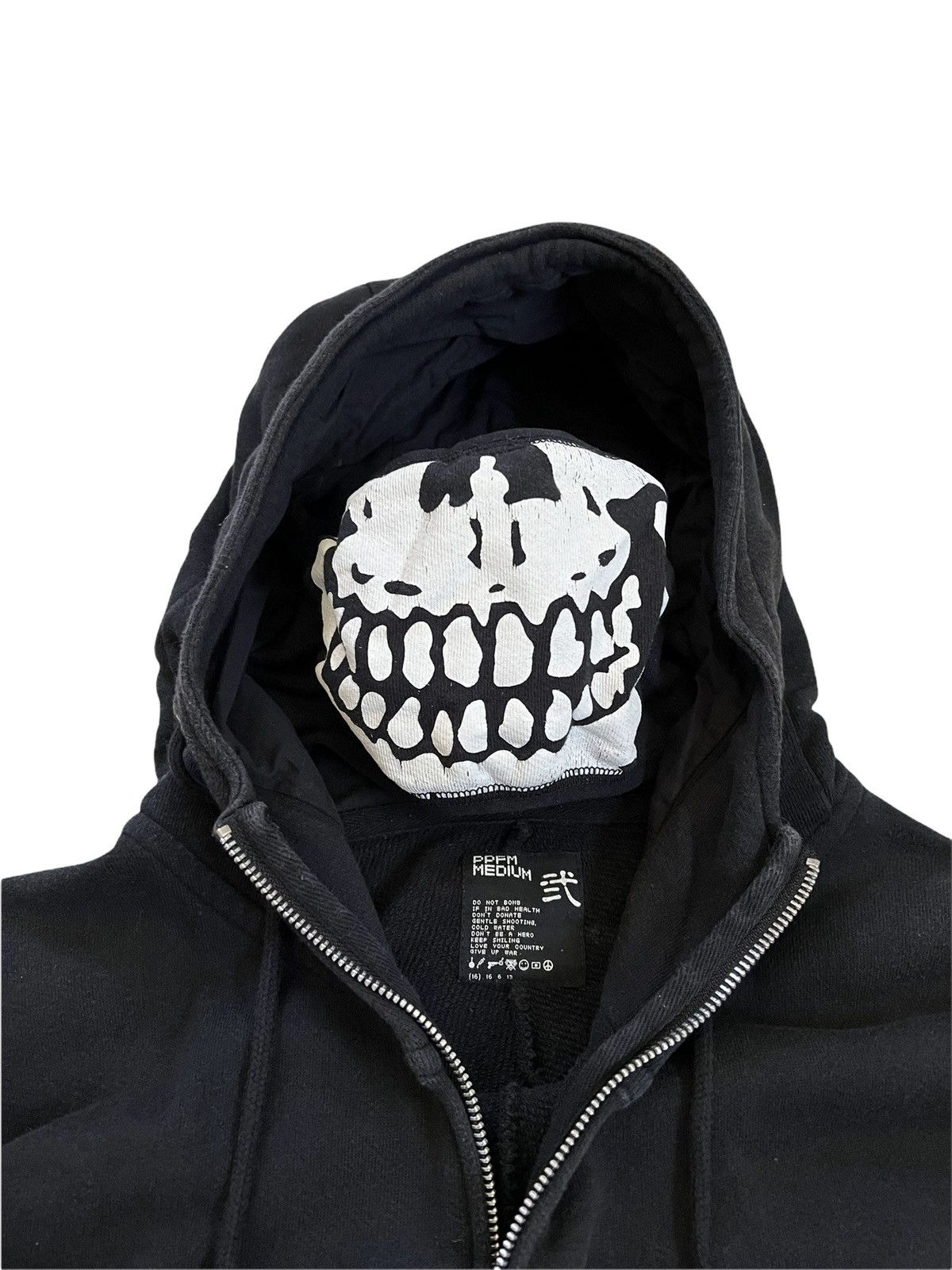 PPFM 2000's Skeleton Ninja Hoodie | Grailed