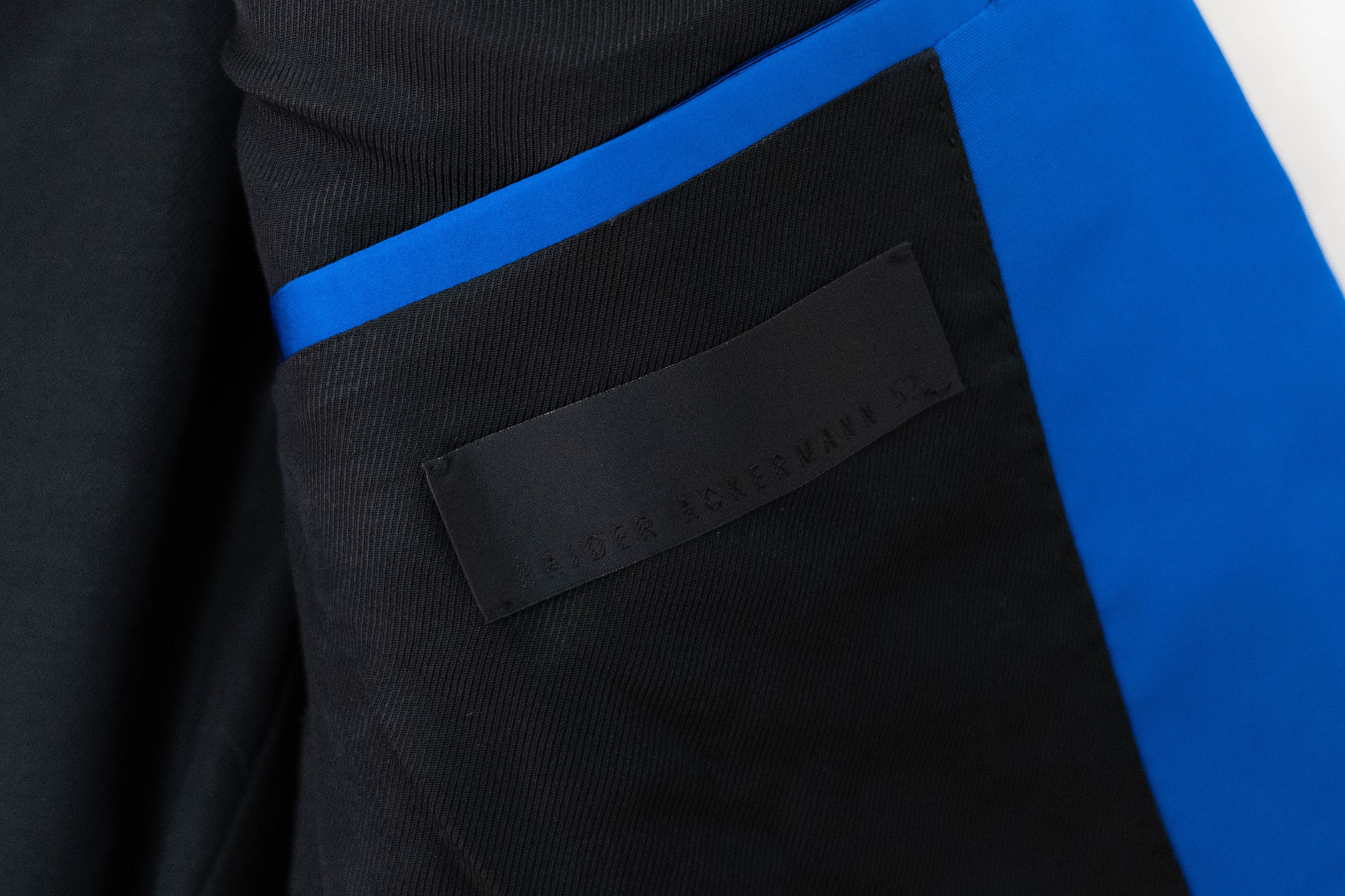 Haider Ackermann SS20 slim blue jacket Size US M / EU 48-50 / 2 - 6 Thumbnail
