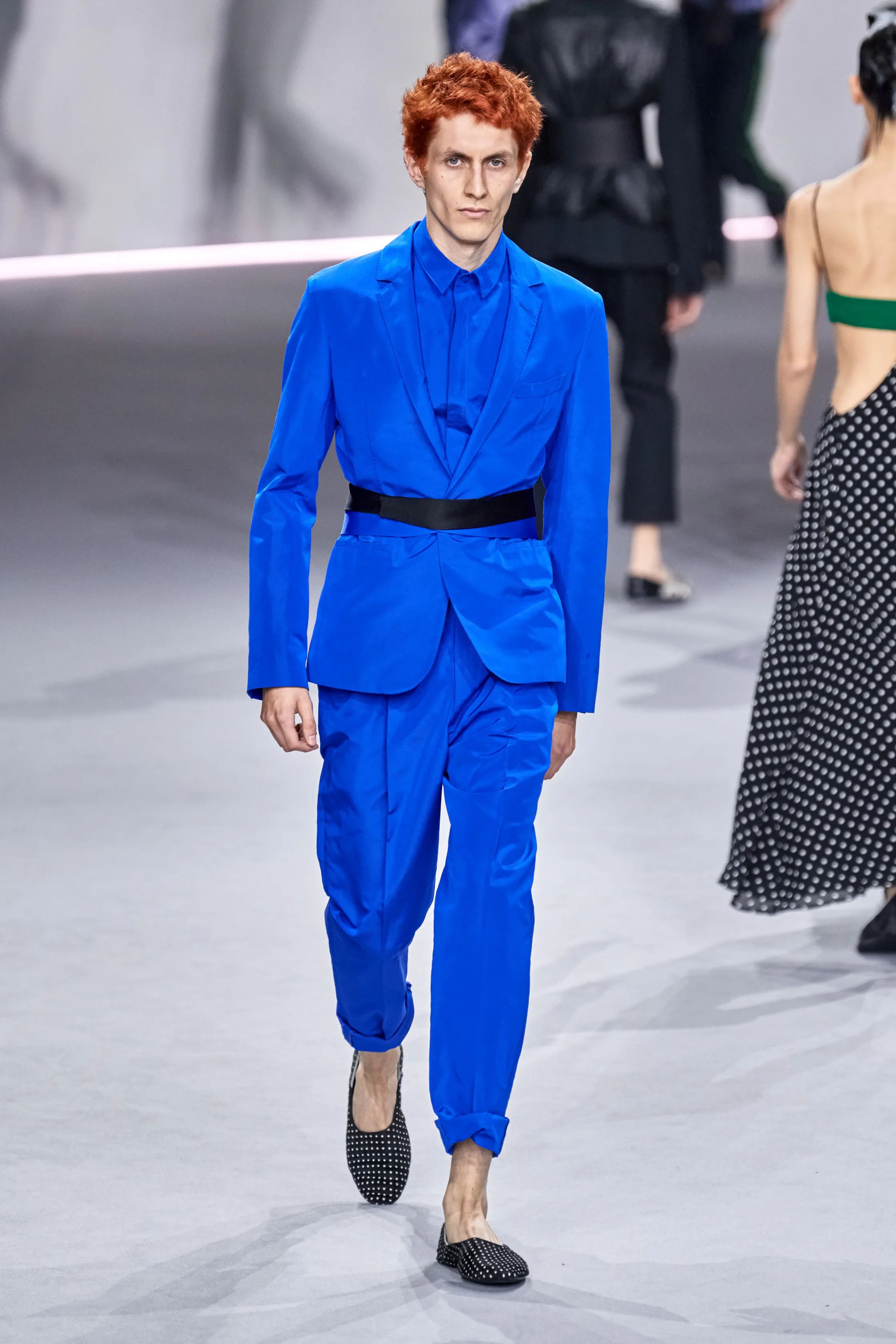 Haider Ackermann SS20 slim blue jacket Size US M / EU 48-50 / 2 - 3 Thumbnail