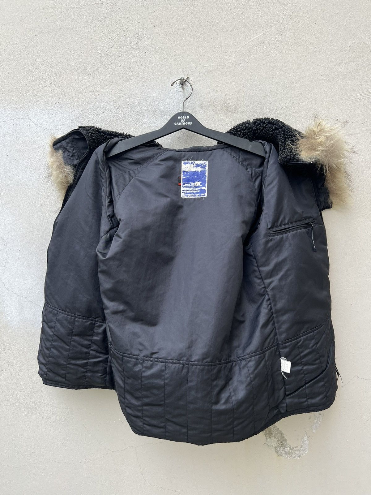 Japanese Brand Vintage 2000s NUKE Pre Julius 7 Waxed Artic Parka Jacket Size US M / EU 48-50 / 2 - 22 Thumbnail