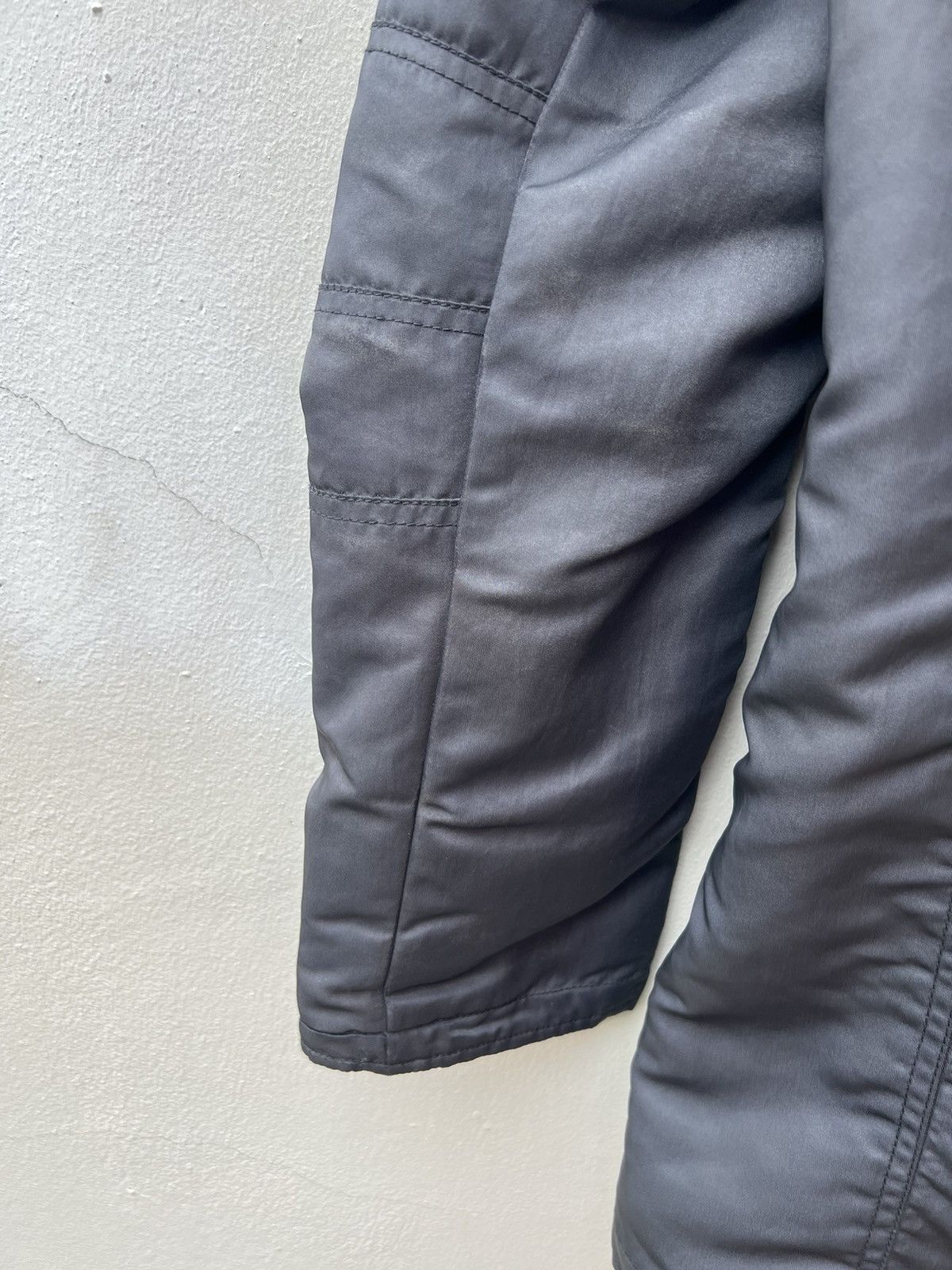 Japanese Brand Vintage 2000s NUKE Pre Julius 7 Waxed Artic Parka Jacket Size US M / EU 48-50 / 2 - 18 Thumbnail