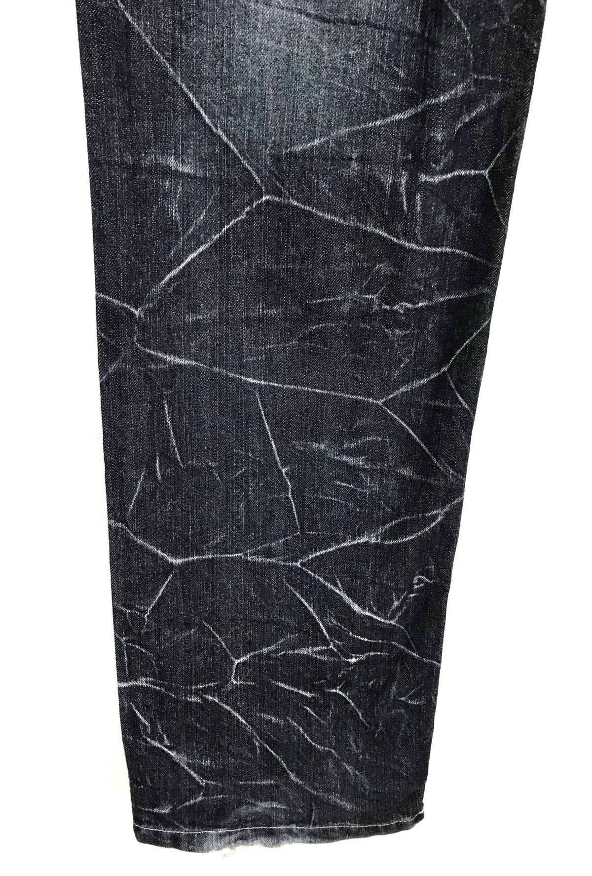 Comme des Garcons × Undercover Japanese Brand Double Waist Clawmark Faded Denim Jeans Size US 32 / EU 48 - 10 Thumbnail