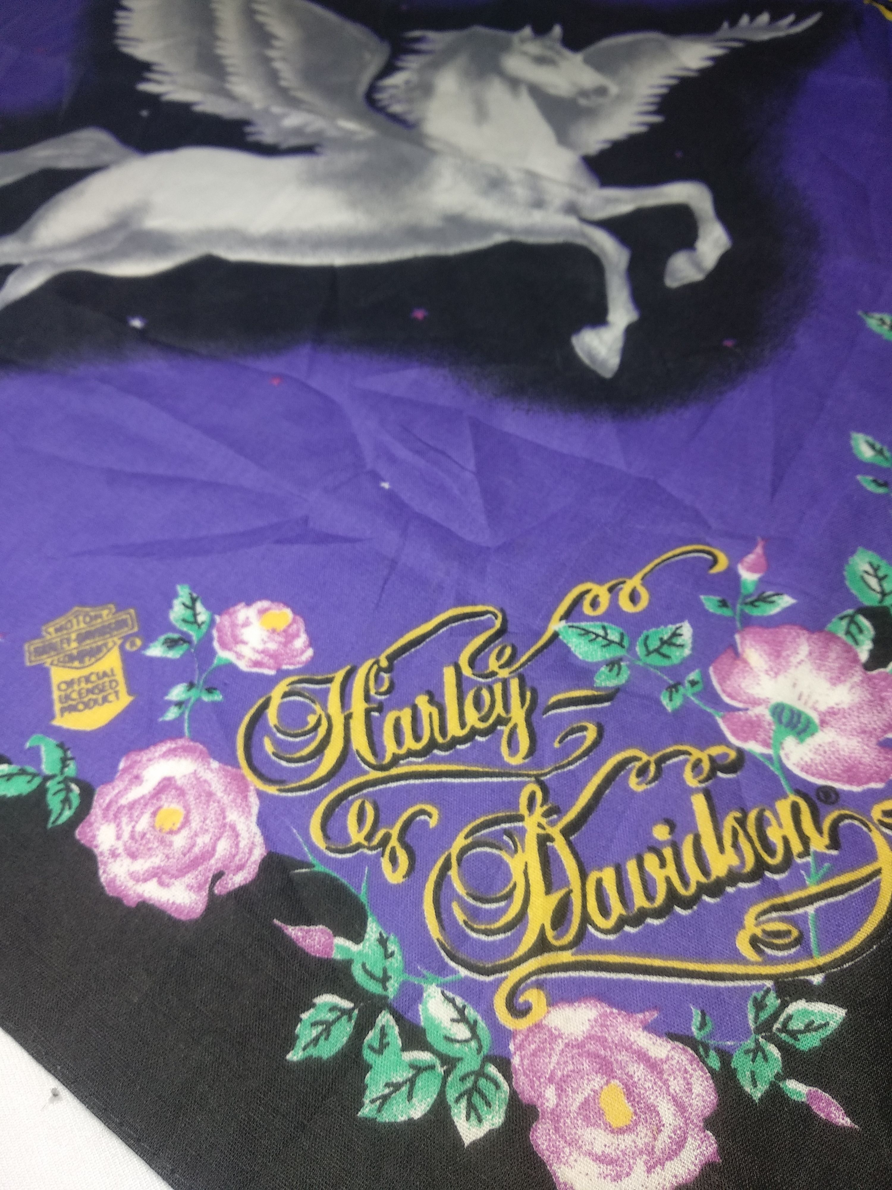Harley Davidson × Vintage Harley Davidson Pegasus Handkerchief Size ONE SIZE - 3 Thumbnail