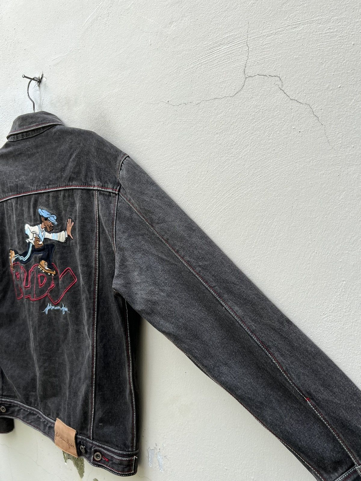 Fubu VTG Platinum Fubu RUDY Embroidery Baggy Hip Hop Denim Jacket Size US L / EU 52-54 / 3 - 18 Thumbnail
