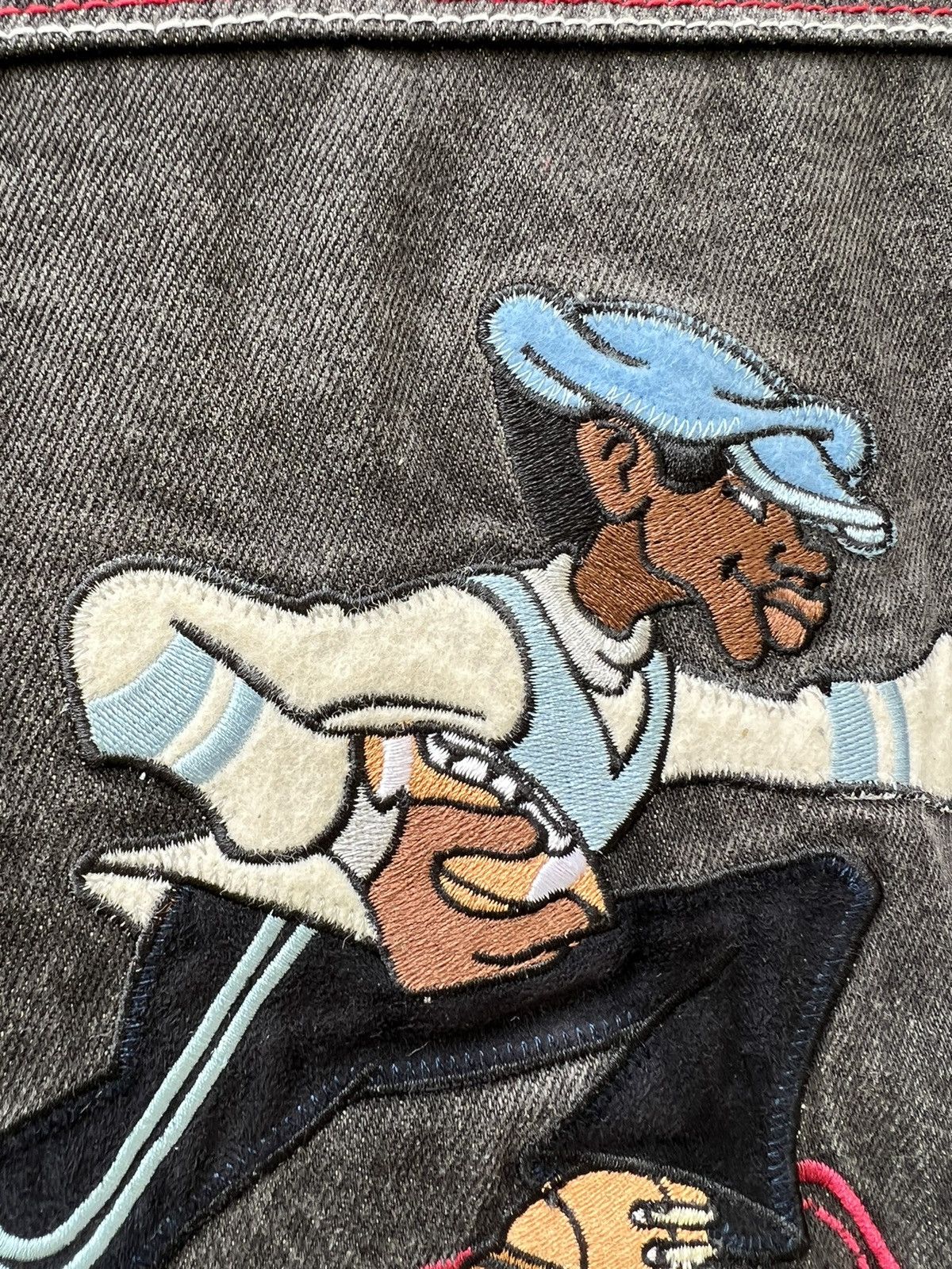 Fubu VTG Platinum Fubu RUDY Embroidery Baggy Hip Hop Denim Jacket Size US L / EU 52-54 / 3 - 16 Thumbnail