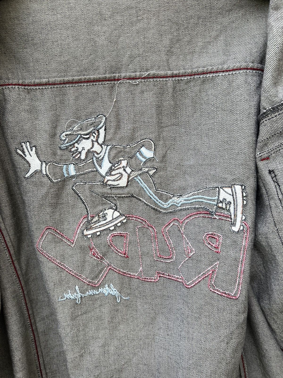Fubu VTG Platinum Fubu RUDY Embroidery Baggy Hip Hop Denim Jacket Size US L / EU 52-54 / 3 - 20 Thumbnail