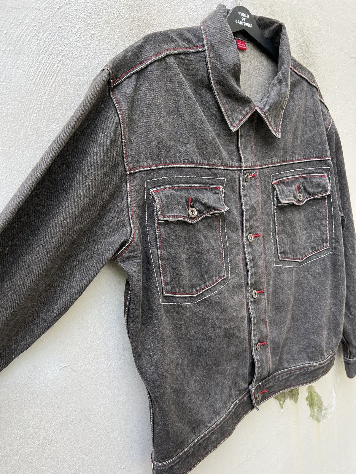 Fubu VTG Platinum Fubu RUDY Embroidery Baggy Hip Hop Denim Jacket Size US L / EU 52-54 / 3 - 11 Thumbnail