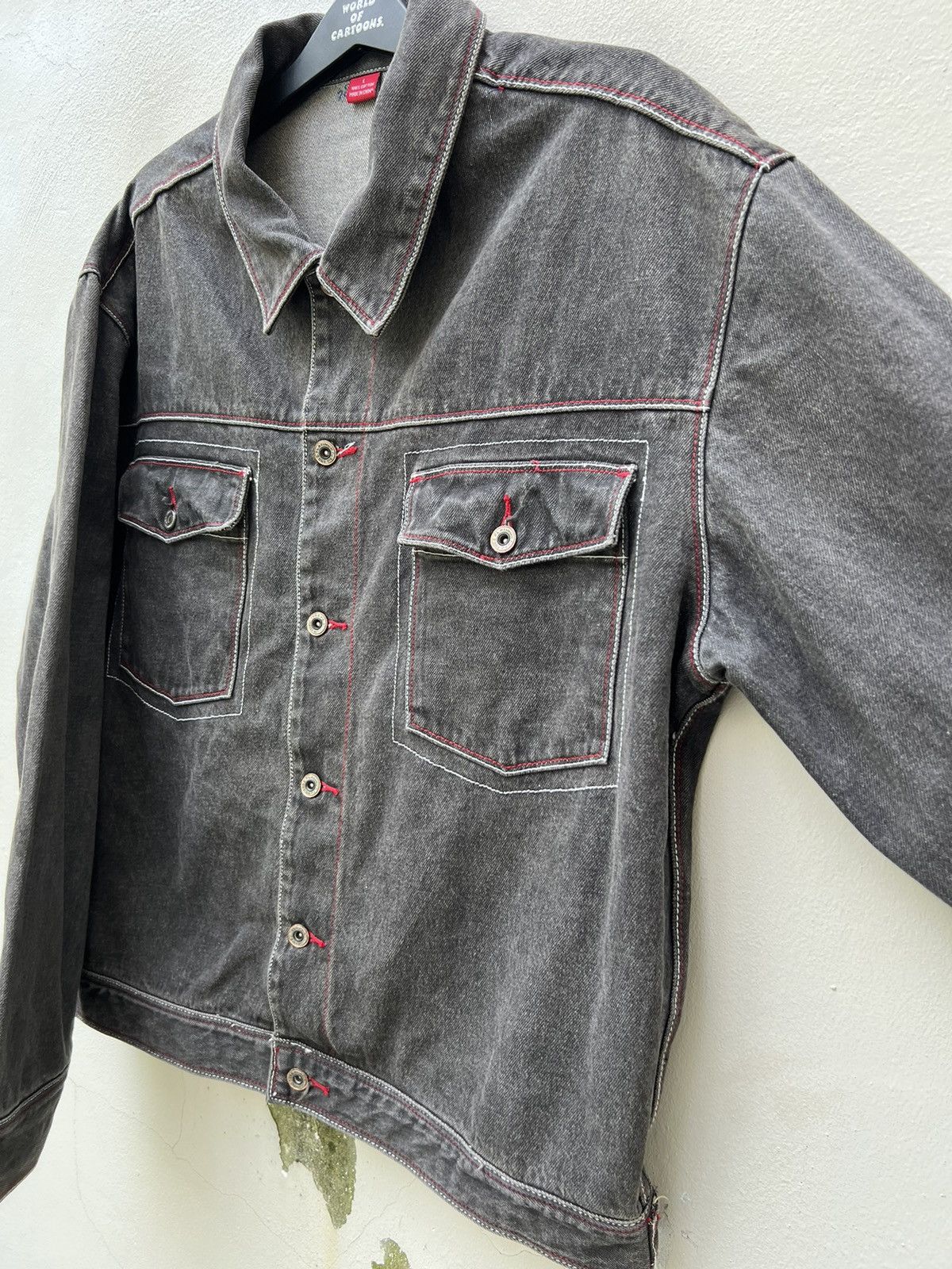 Fubu VTG Platinum Fubu RUDY Embroidery Baggy Hip Hop Denim Jacket Size US L / EU 52-54 / 3 - 10 Thumbnail