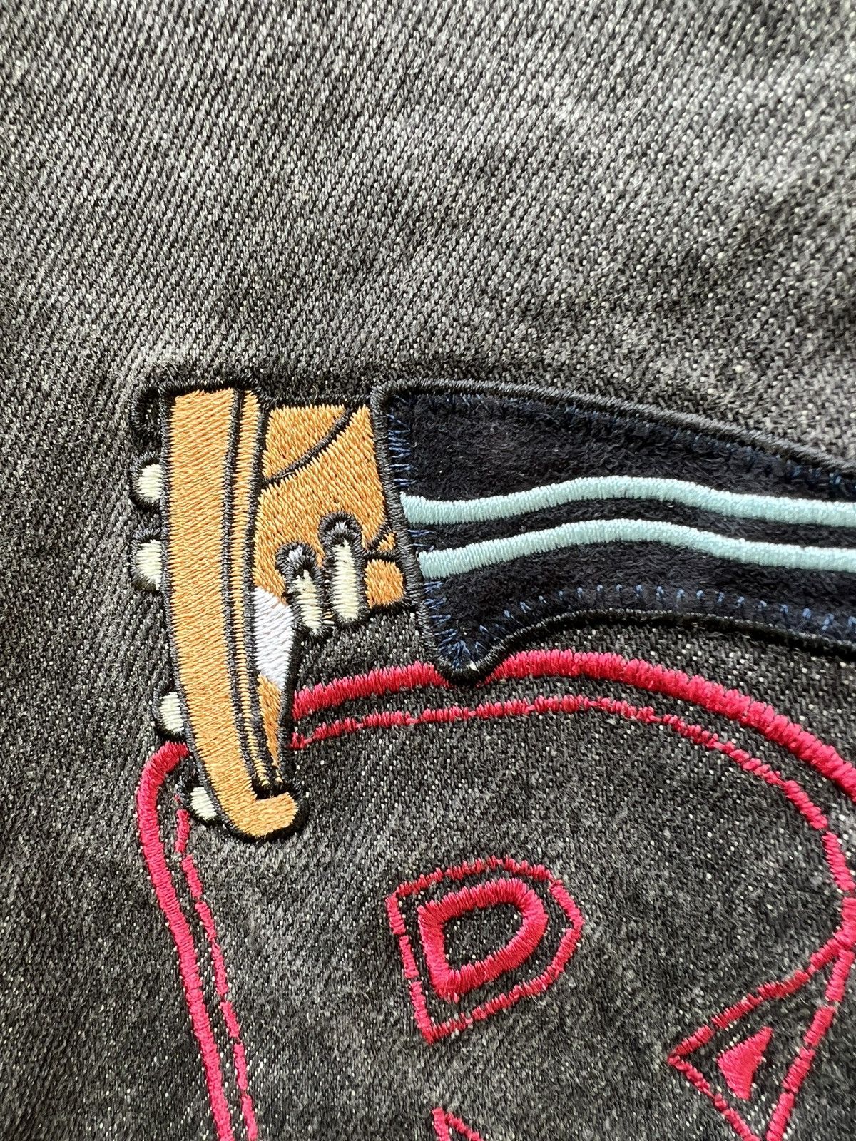 Fubu VTG Platinum Fubu RUDY Embroidery Baggy Hip Hop Denim Jacket Size US L / EU 52-54 / 3 - 15 Thumbnail