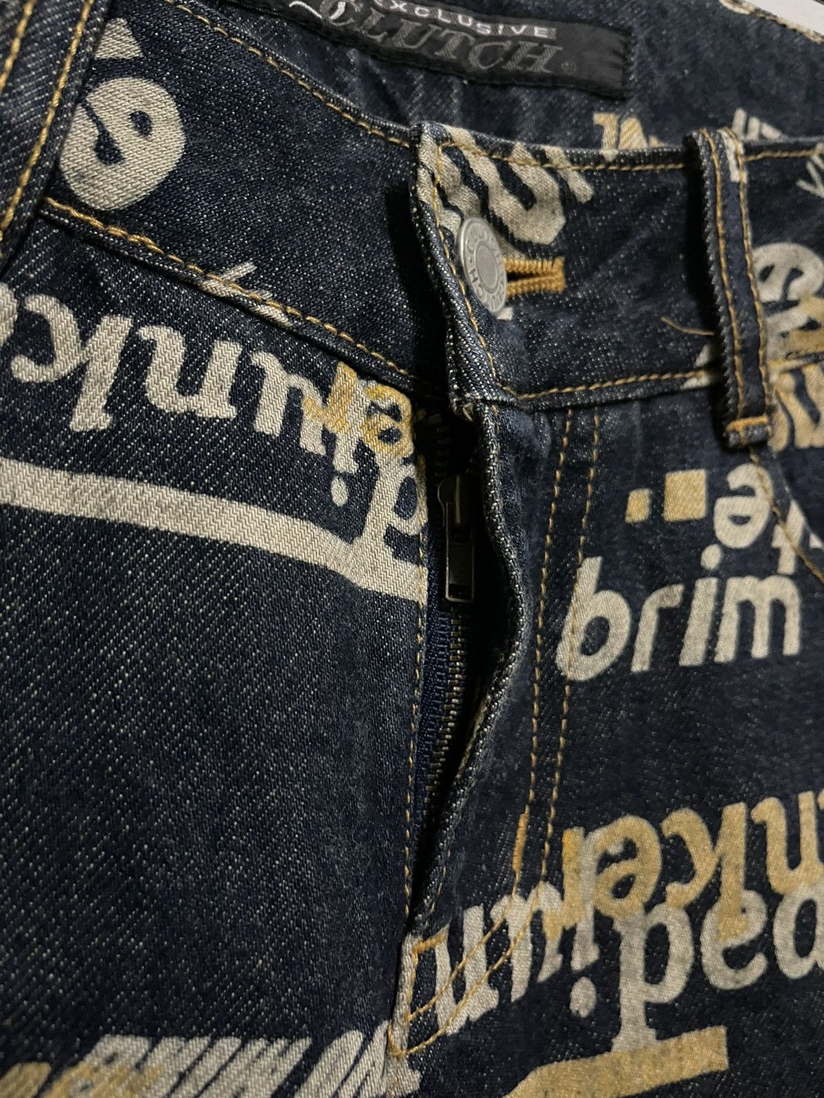 Japanese Brand × Vintage Clutch Flare Jeans Full Printed Size 26" / US 2 / IT 38 - 9 Thumbnail
