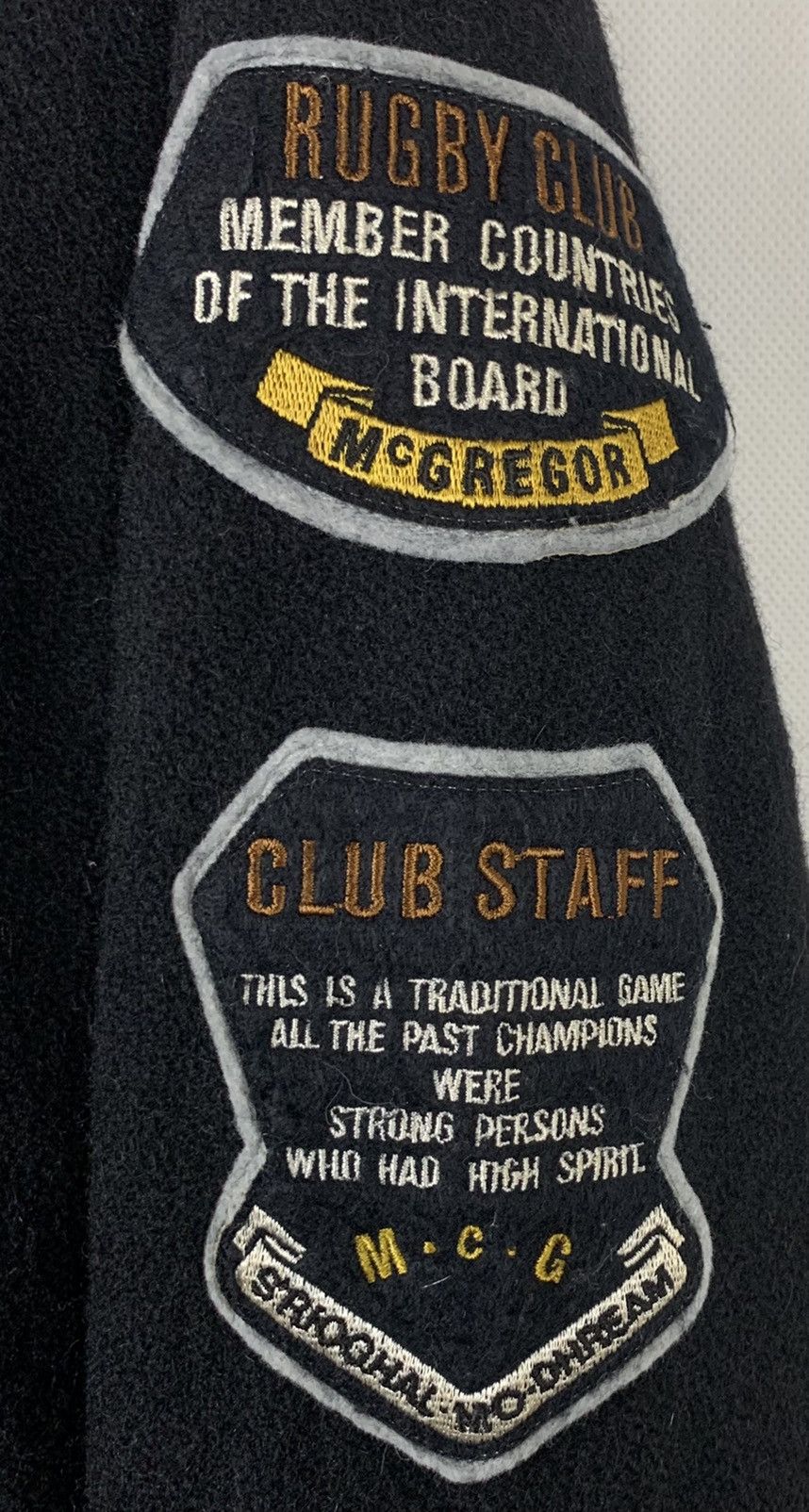 McGregor McGregor Club Varsity Jacket Rugby Club Patches Size US L / EU 52-54 / 3 - 13 Thumbnail